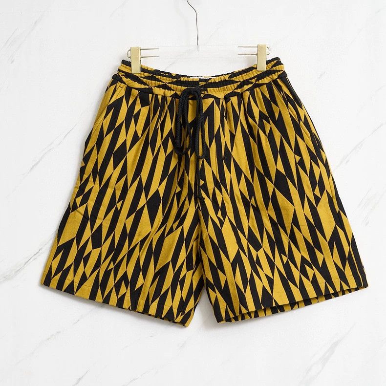 Song For The Mute Song For The Mute pattern all-over print drawstring short Size US 32 / EU 48 - 1 Thumbnail