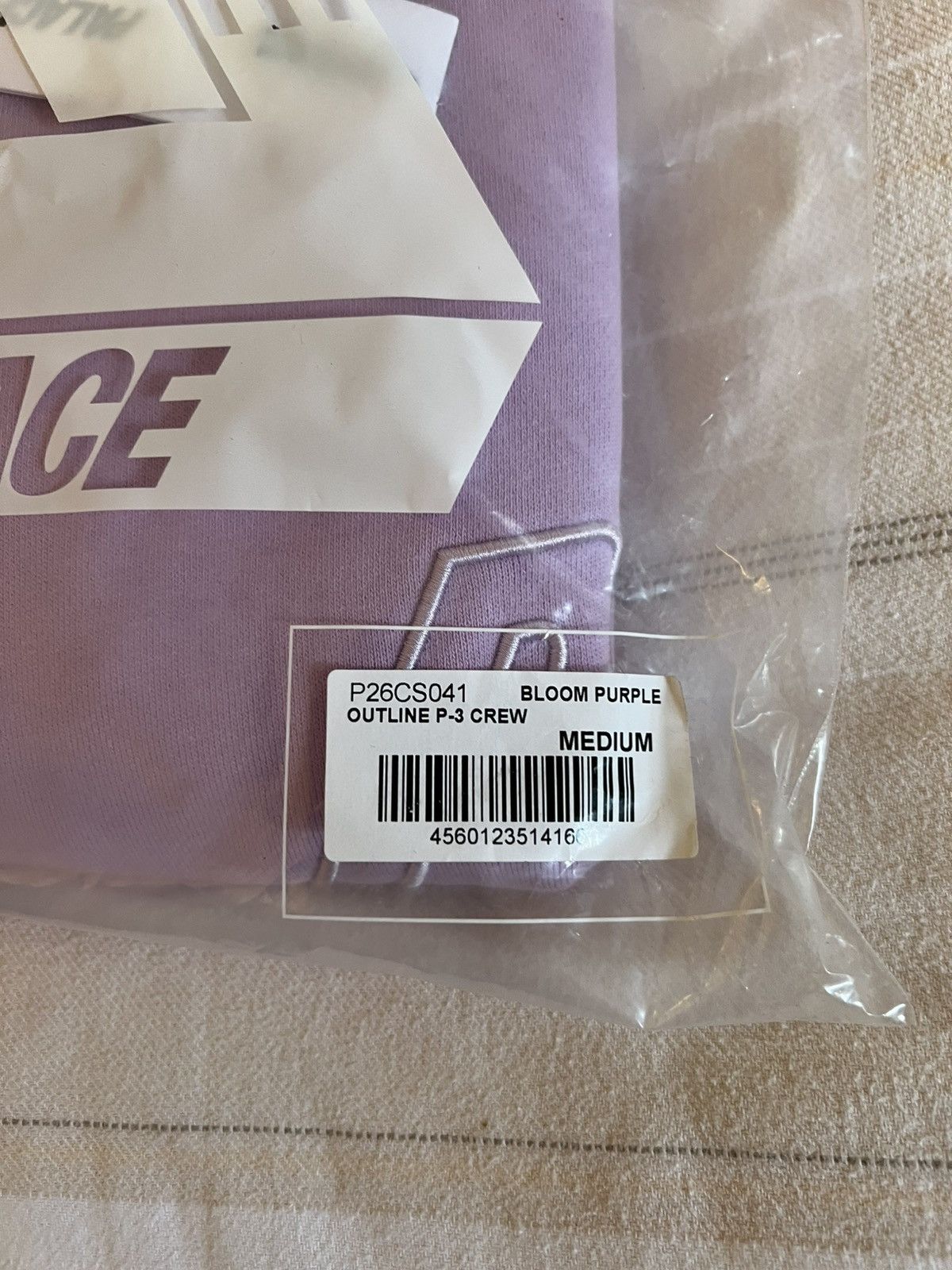 Palace PALACE OUTLINE P-3 CREW BLOOM PURPLE Sweatshirt Size Medium Size US M / EU 48-50 / 2 - 5 Thumbnail
