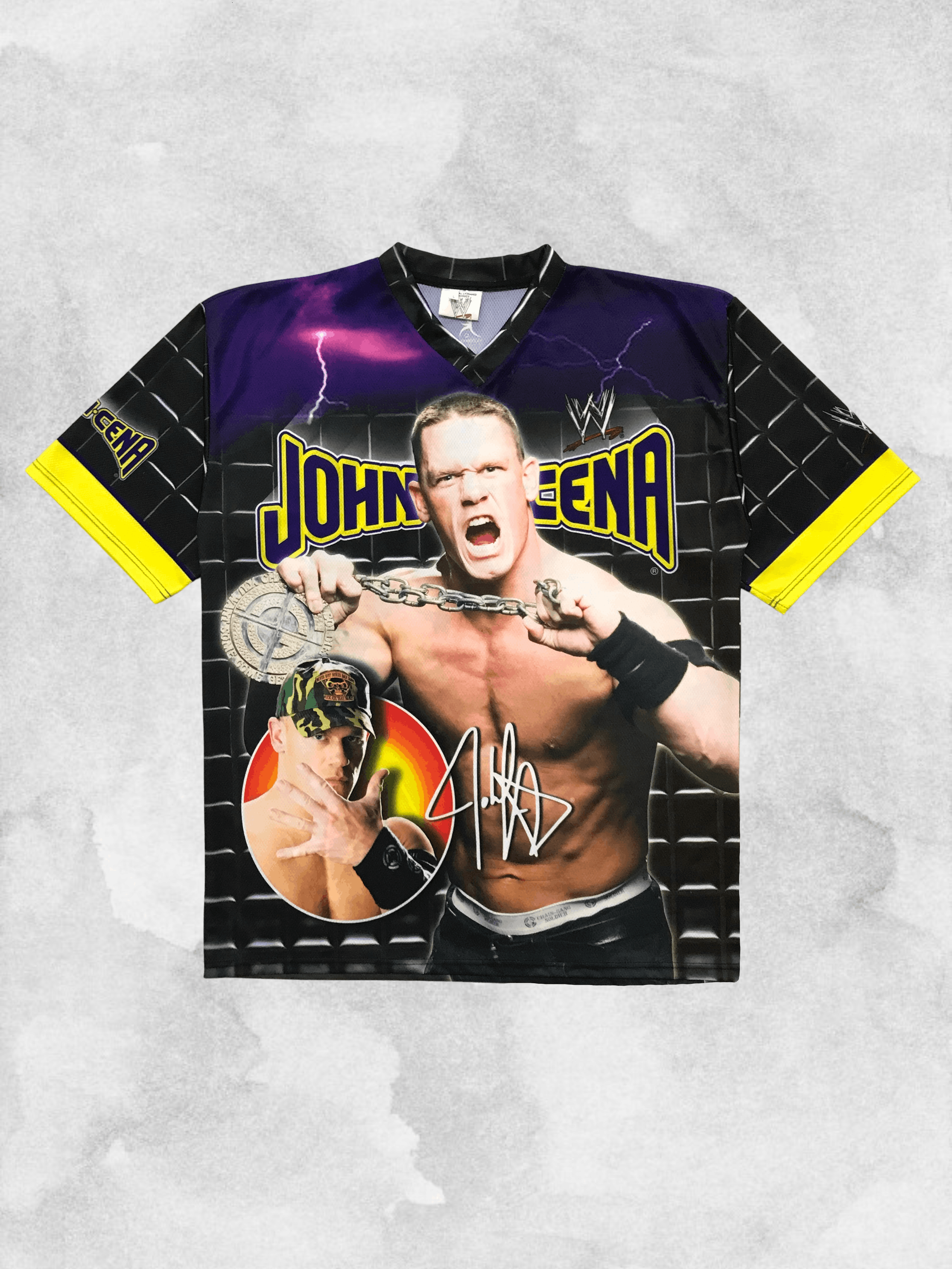 WWE JOHN CENA 2007 WWE Vintage Jersey Resling Rare T-Shirt Tee Size US L / EU 52-54 / 3 - 1 Thumbnail