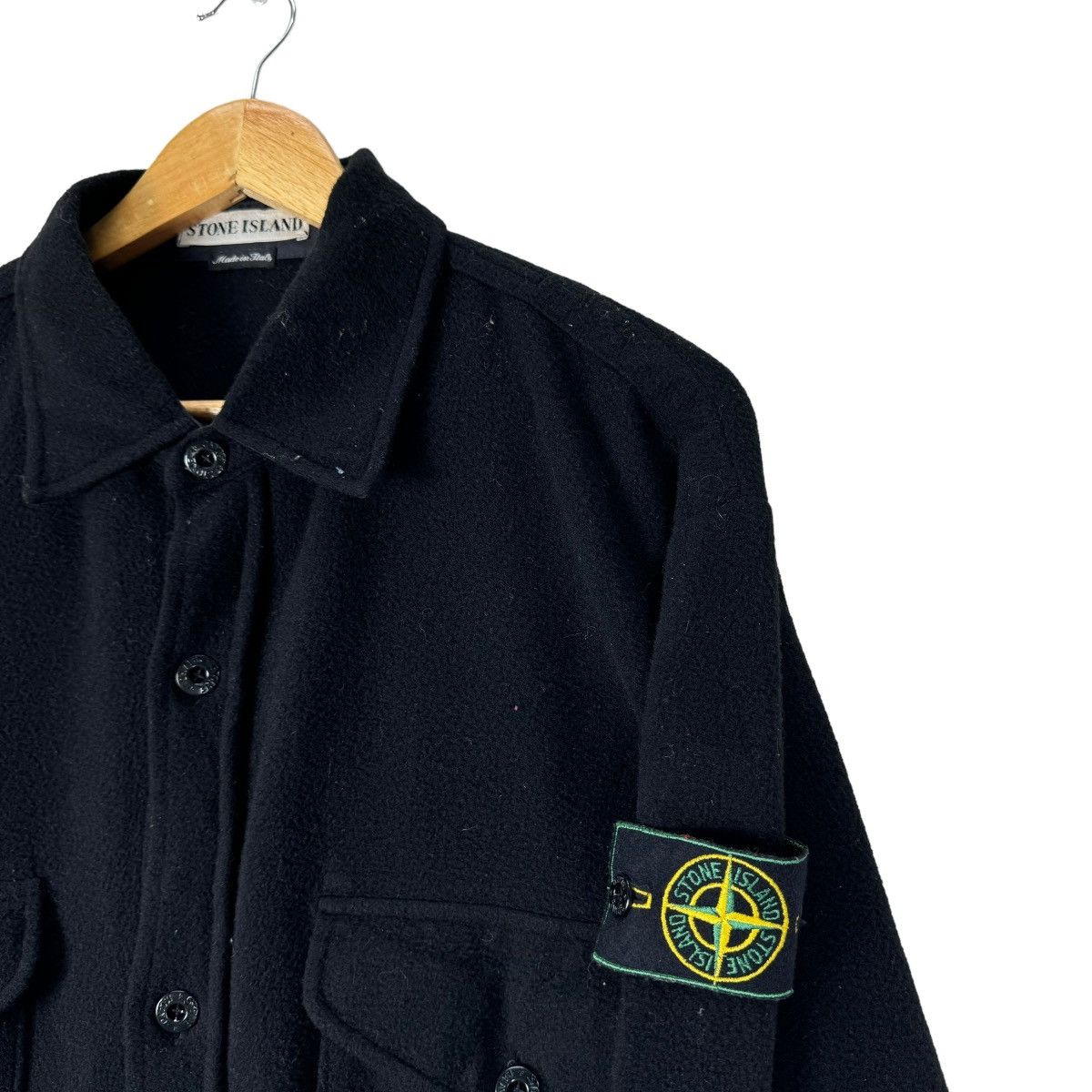 Stone Island 🔥STONE ISLAND AW1997 BUTTON SHIRT Size US L / EU 52-54 / 3 - 4 Thumbnail