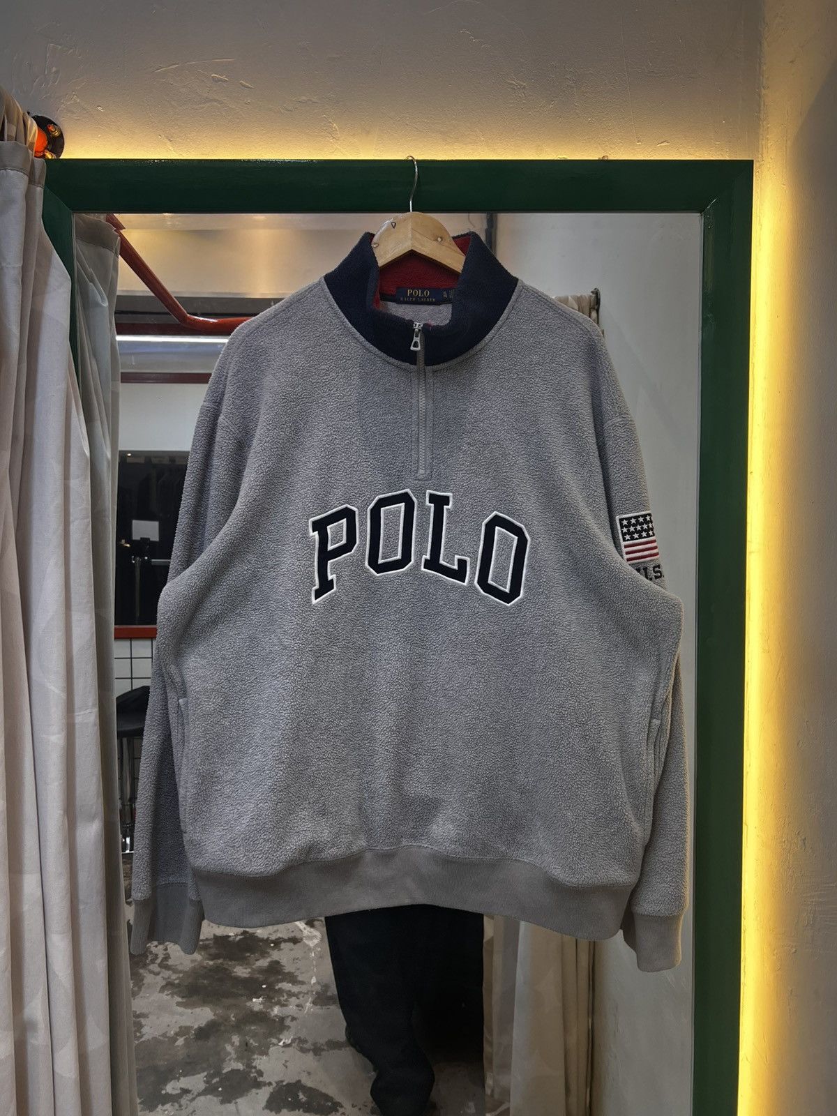 Polo Ralph Lauren Polo Ralph Lauren Half Zipper Sweater Size US XL / EU 56 / 4 - 2 Thumbnail