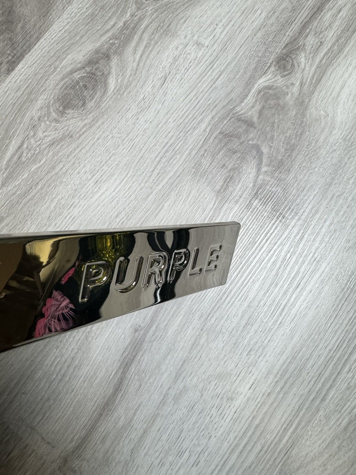 Purple Brand Silver PURPLE BRAND Metal Tag Size ONE SIZE - 2 Thumbnail