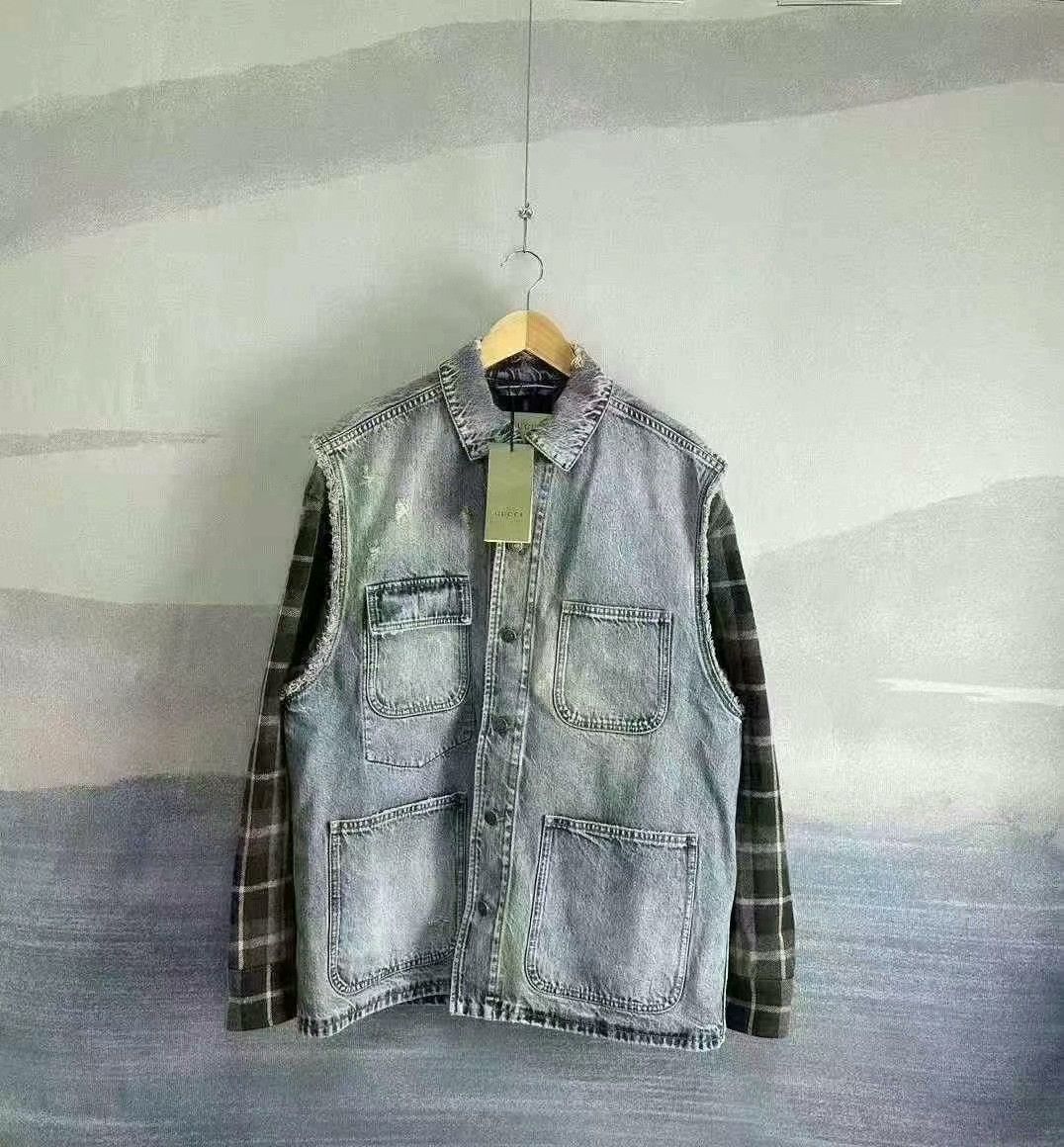 Gucci vintage gucci embroidered denim arm jacket Size US L / EU 52-54 / 3 - 1 Thumbnail