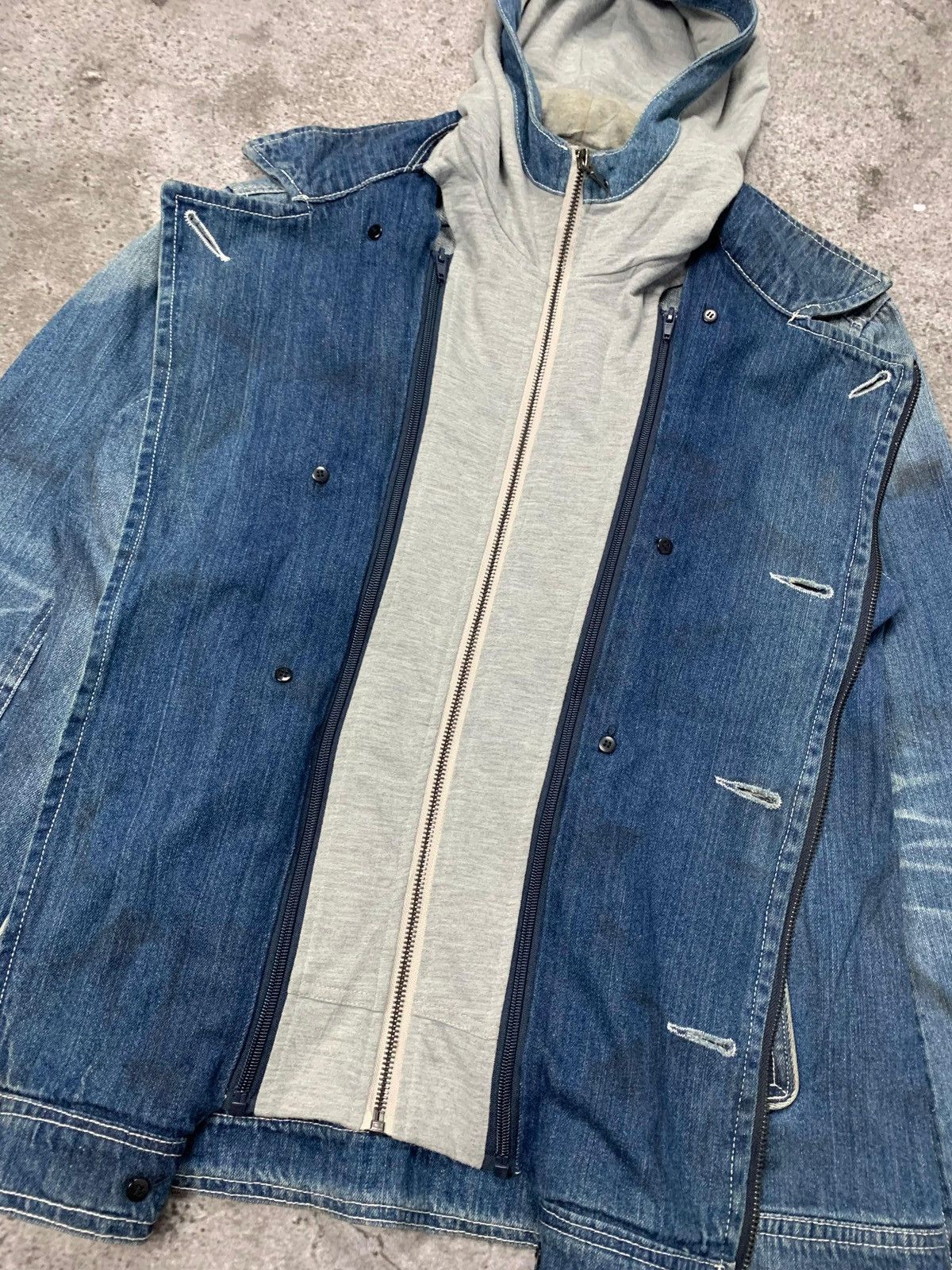 semanticdesign 🔥 Semantic Design X In The Attic 🔥 Denim Jacket With Hoodie Size US M / EU 48-50 / 2 - 4 Thumbnail