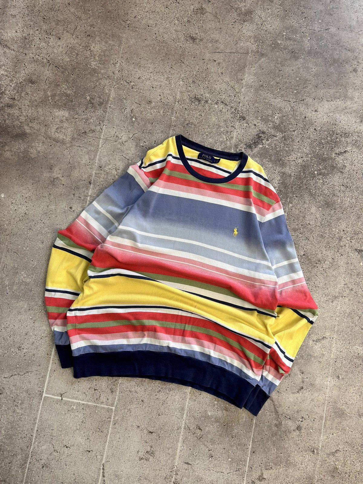 Polo Ralph Lauren × Ralph Lauren SALE💣💣 Polo Ralph Lauren Cable Knit wool blue sweater Size US L / EU 52-54 / 3 - 4 Thumbnail