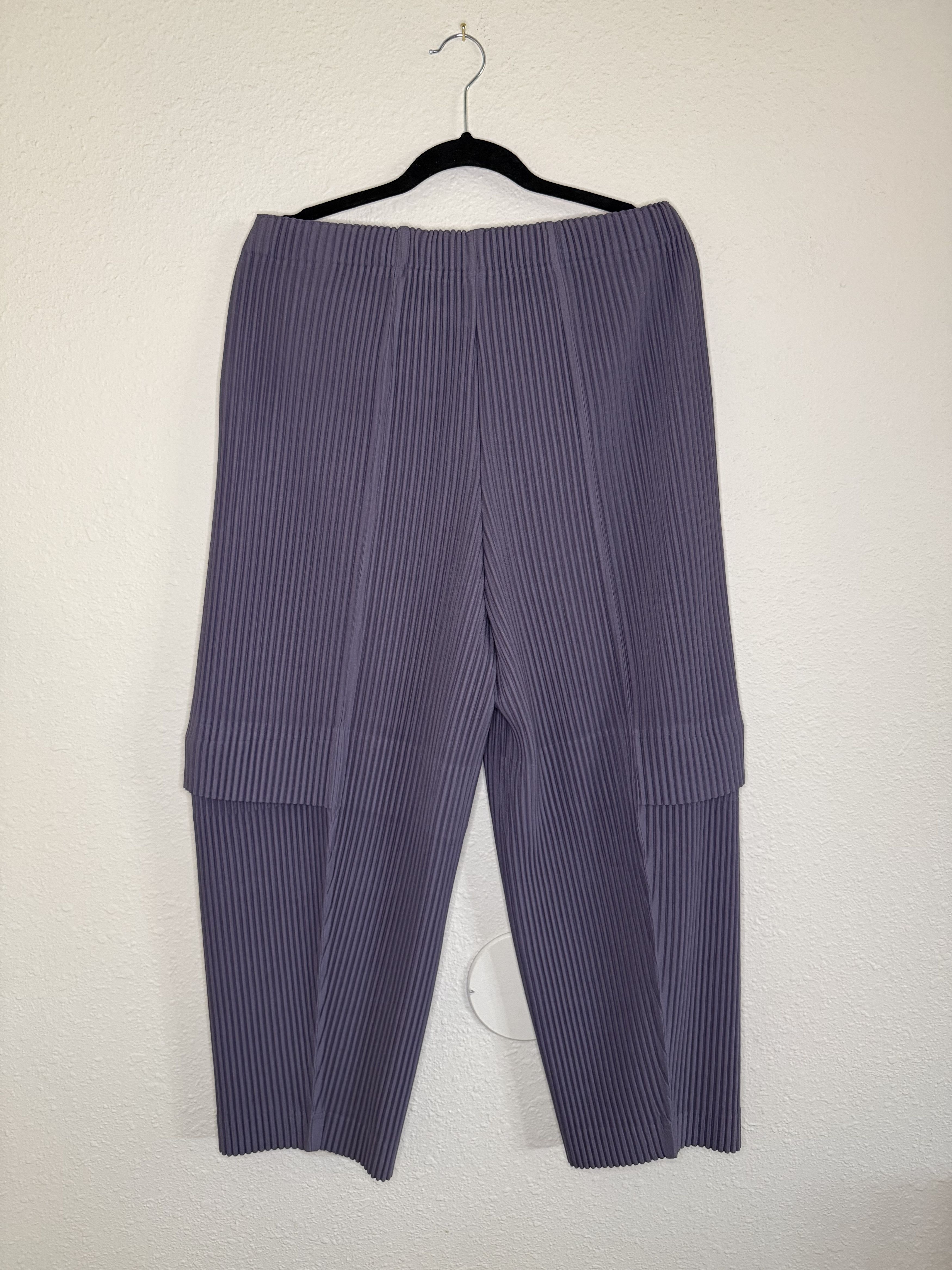 Issey Miyake Pleated Cargo Pants Size US 33 - 4 Thumbnail
