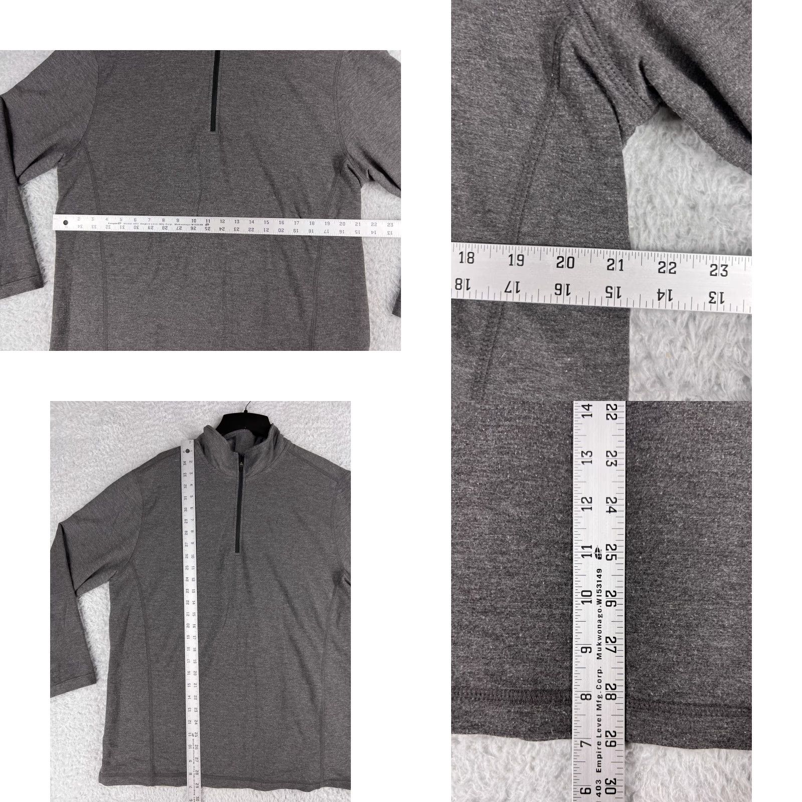 Orvis VINTAGE Orvis Sweater Mens M Long Sleeve 1/4 Zip Gray All Seasons Mock Neck Pullover Knit Shirt? Size US M / EU 48-50 / 2 - 8 Thumbnail