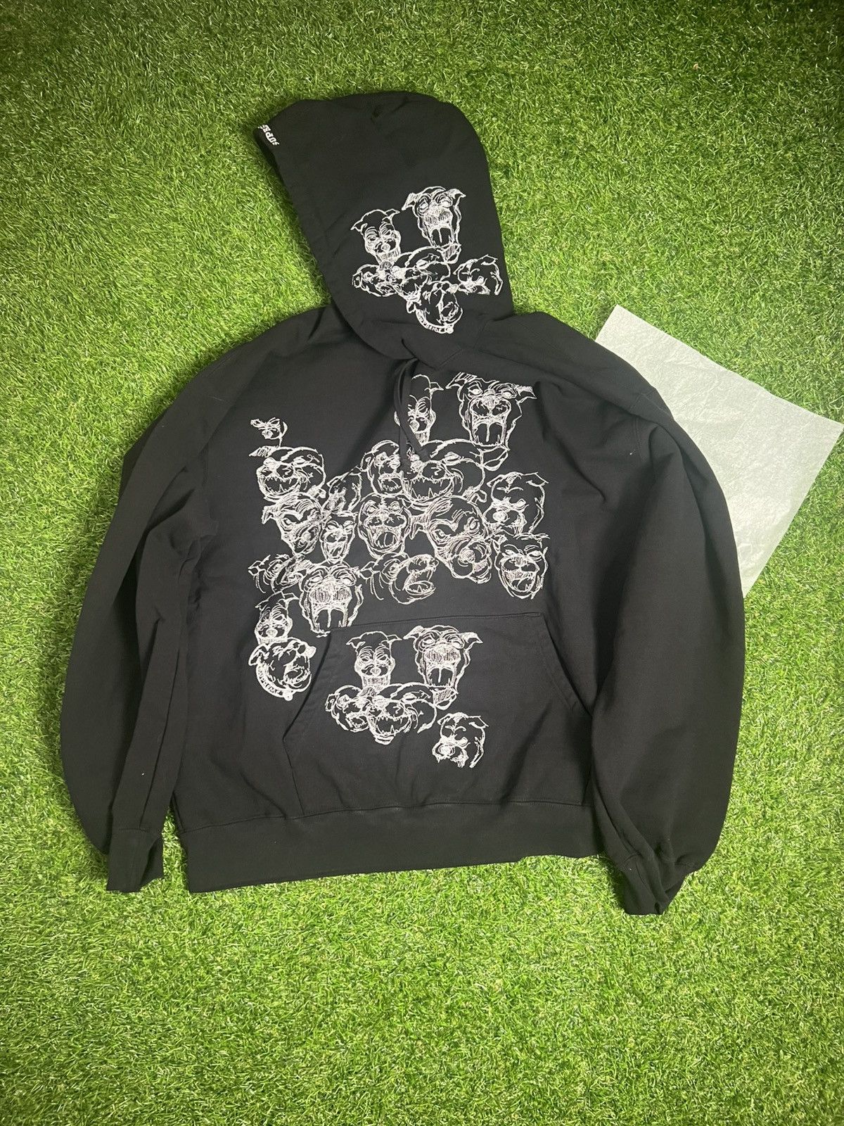 トップス Supreme Pitbulls Embroidered Hooded Supreme Pitbulls Embroidered Hooded Sweatshirt (SS25) - $168