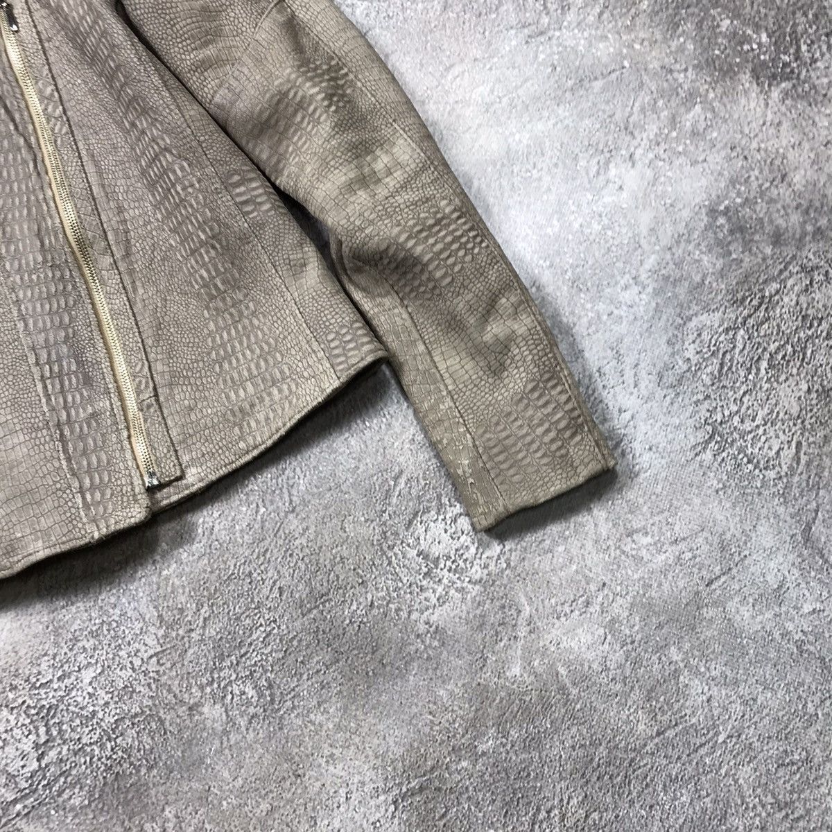 Vintage Vintage 90s Quilted Chore Jacket Workwear Grunge Tan Baggy M Size M / US 6-8 / IT 42-44 - 5 Thumbnail