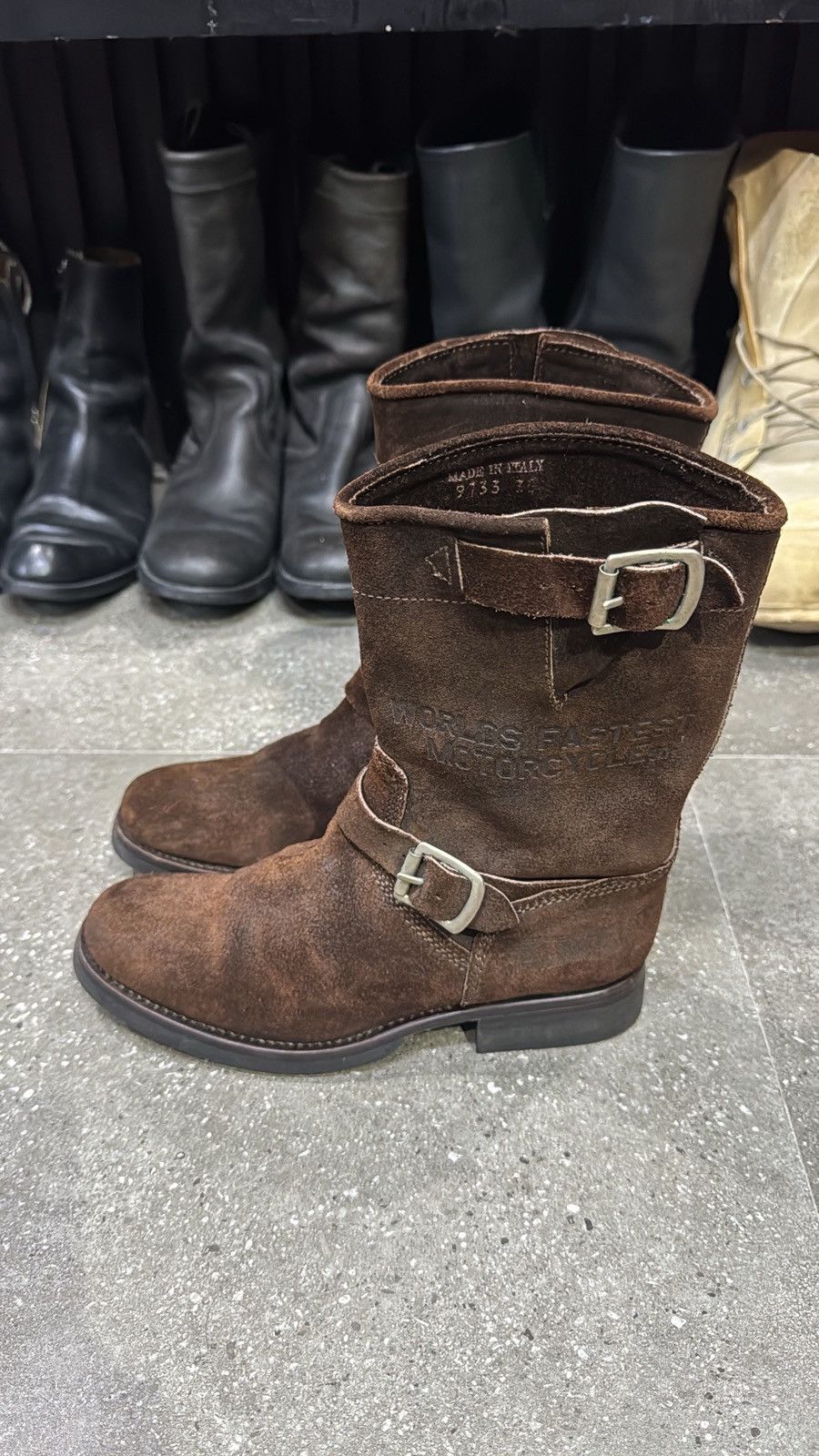 Paul Smith Triumph by Paul Smith Leather Engineer Boots Size US 7 / IT 37 - 1 Thumbnail