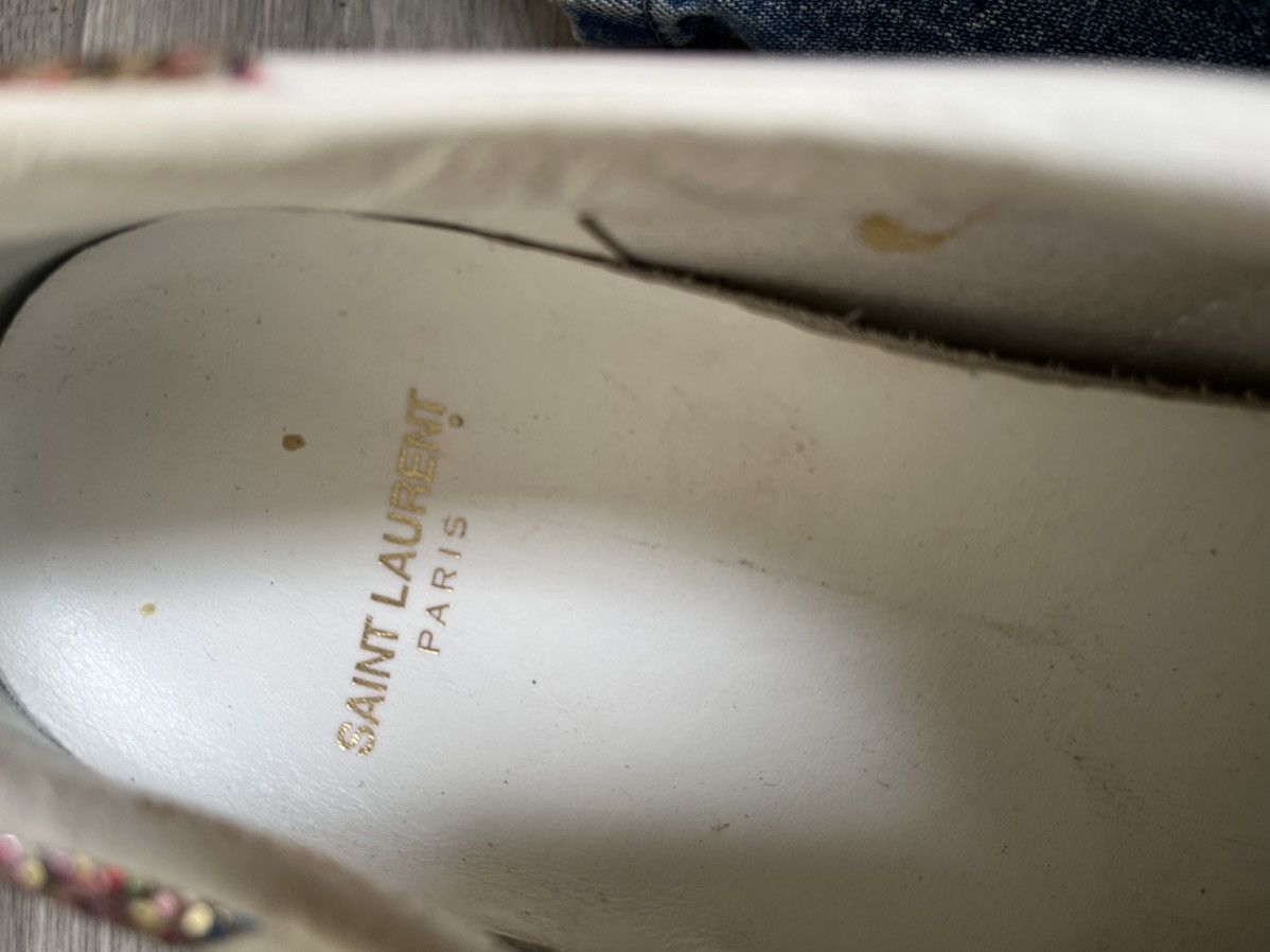 Saint Laurent Paris Saint Laurent court clasic Sl/06 white low glitter sneakers Size US 9 / EU 42 - 10 Thumbnail