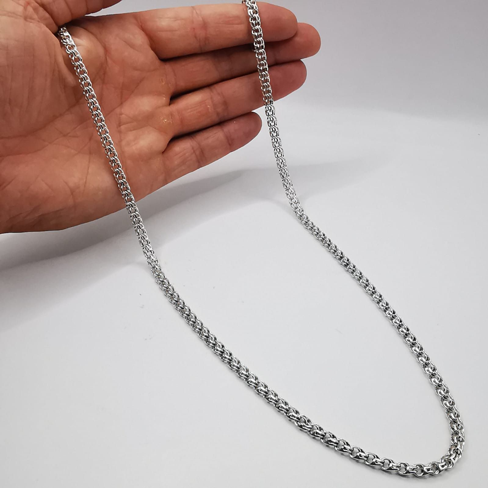 Sterling Silver Vintage Chain, 925 Sterling Silver, Signed 26,08g Size ONE SIZE - 5 Thumbnail