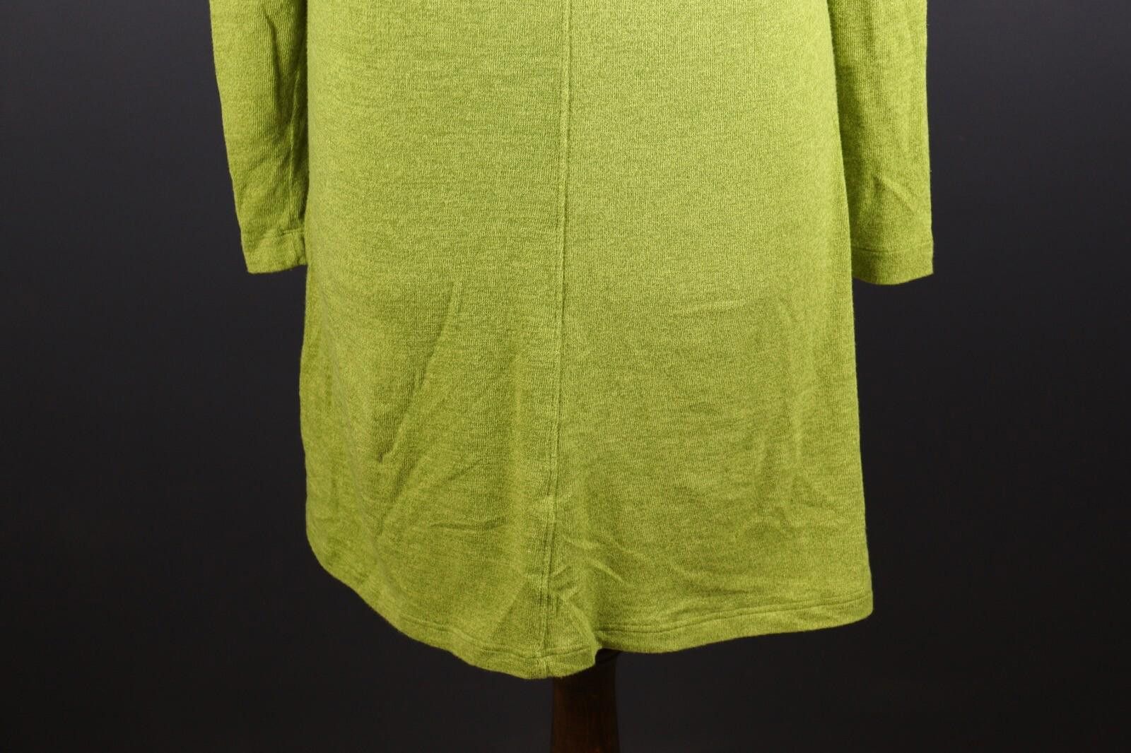 Designer Deerberg by Oska Green Knit Sweater Midi Dress Size M Size M / US 6-8 / IT 42-44 - 4 Thumbnail