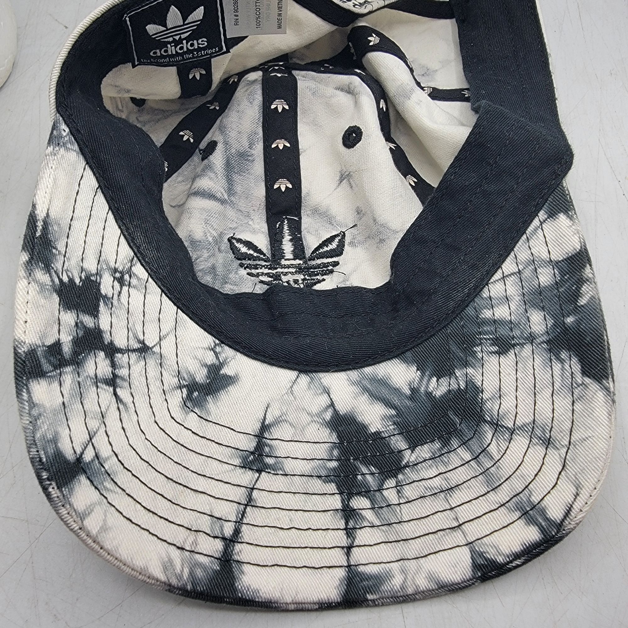 Adidas Adidas Tie Dye Adults Black White Baseball Hat Cap Adjustabl Size ONE SIZE - 8 Thumbnail