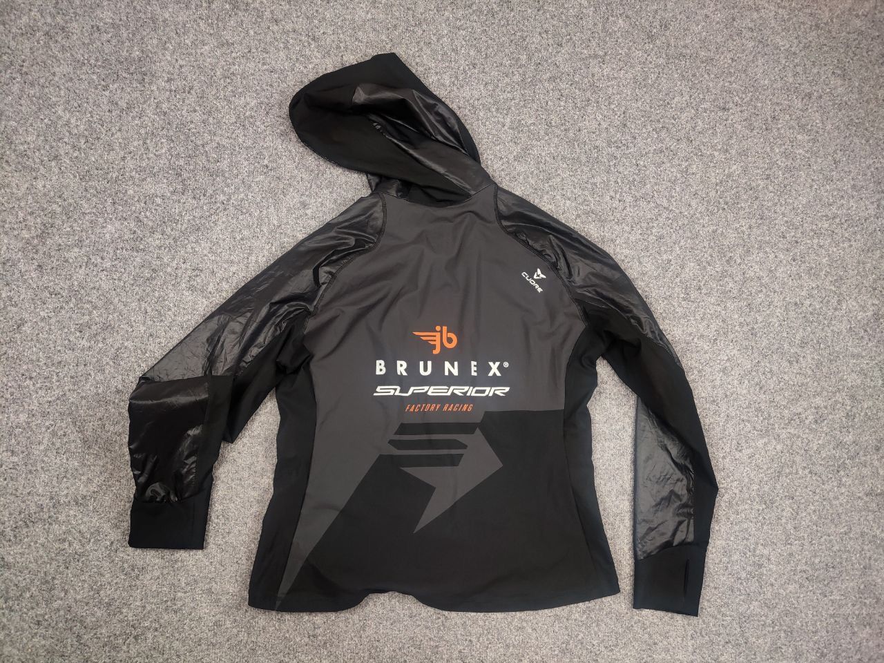 Rapha Cuore Cycling Rain Tail Black Hooded Women’s Jacket racing Size XL / US 12-14 / IT 48-50 - 10 Thumbnail