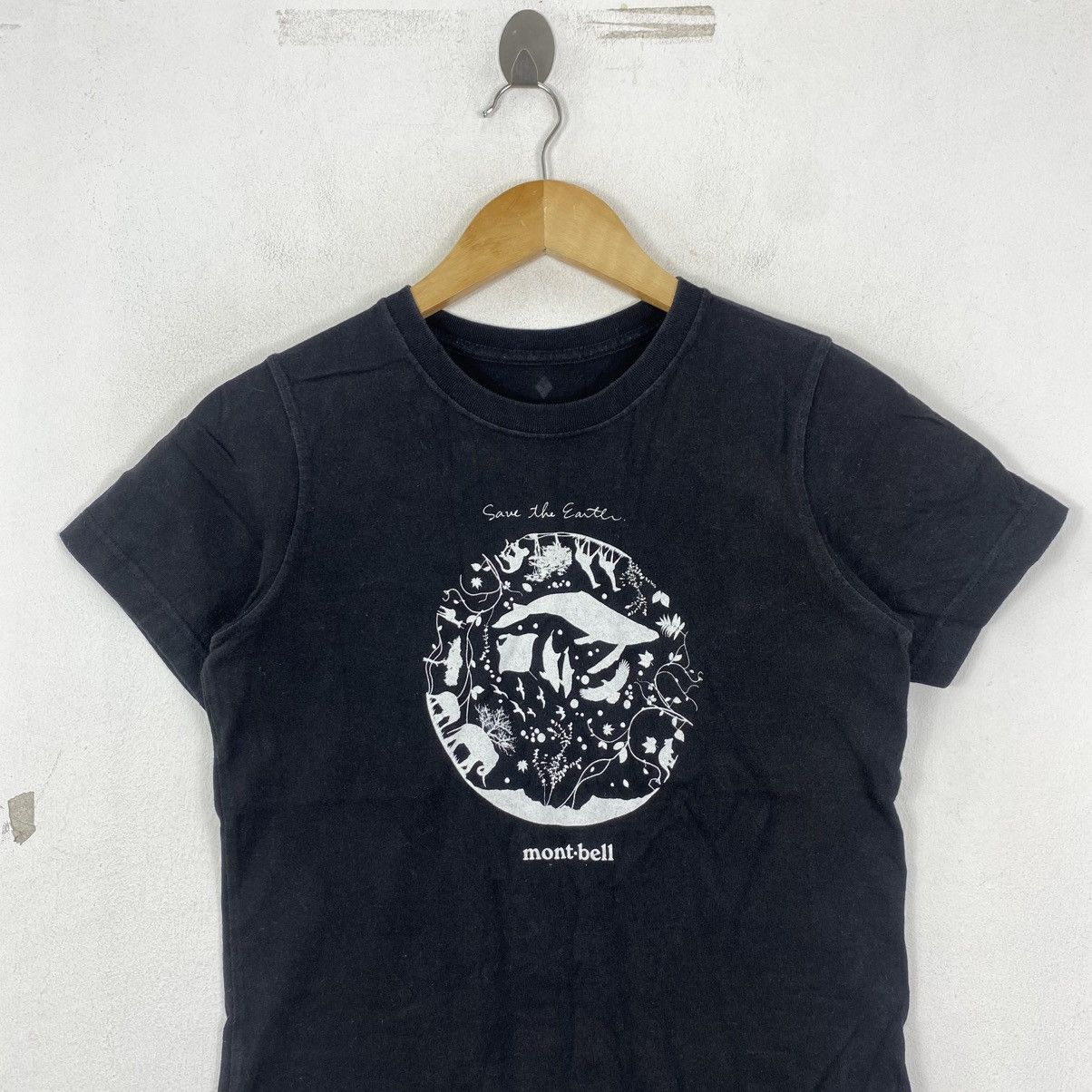 Montbell Montbell Save The Earth Graphic Tee Black Gorpcore Cotton Size S / US 4 / IT 40 - 3 Thumbnail