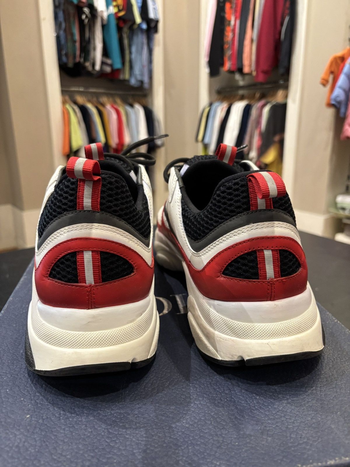 Dior Dior B22 White / Red (16) Size US 15 / EU 48 - 3 Thumbnail