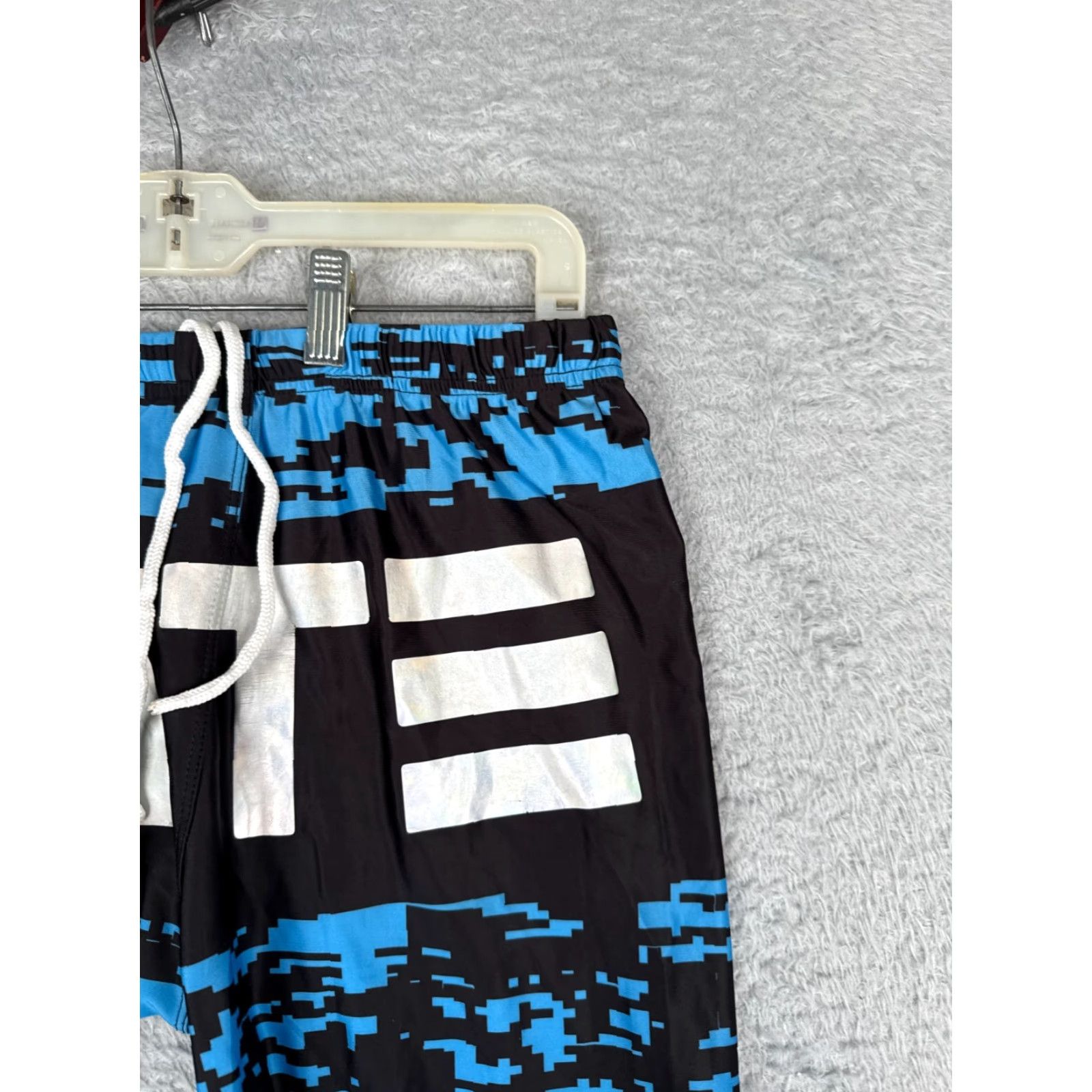 Vintage VINTAGE Elite Shorts Mens Large Blue Black Elastic Waist Gym MMA Workout Training Shirt Size US 34 / EU 50 - 5 Thumbnail
