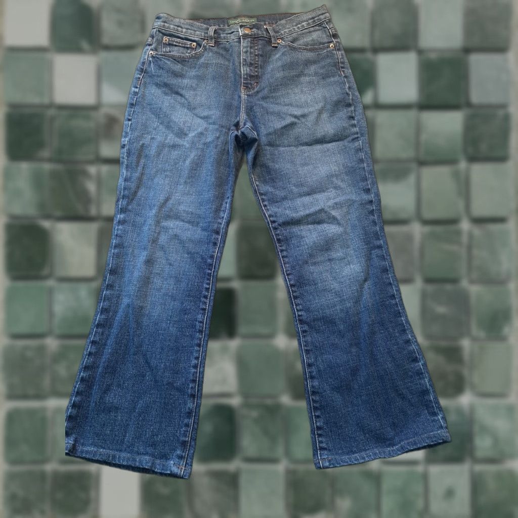 Ralph Lauren Lauren Ralph Lauren Polo Jeans Size 8 Dark Wash Denim Boot Cut Blue Women Regular Jeans Size 30" / US 8 / IT 44 - 1 Thumbnail