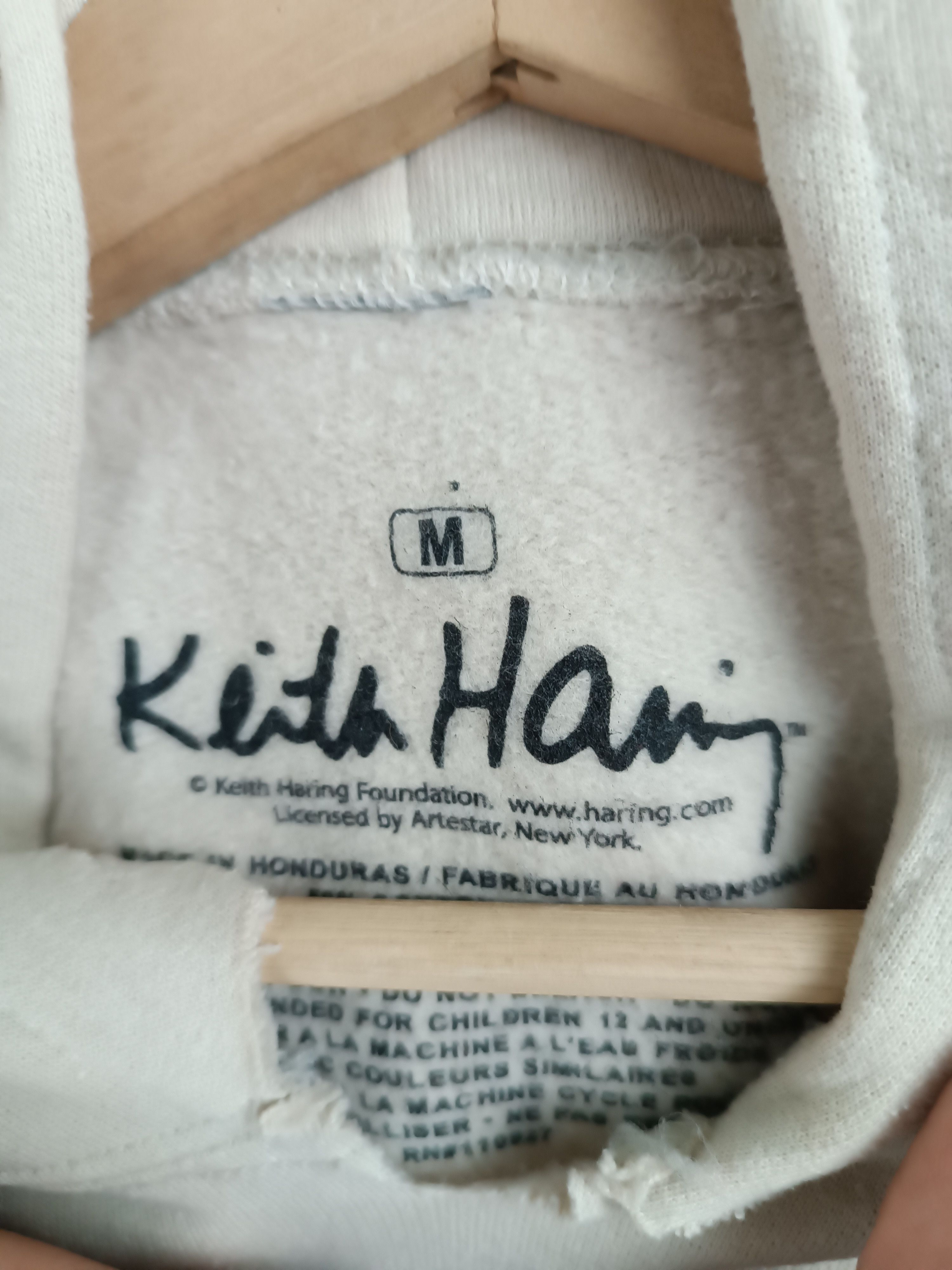 Keith Haring VINTAGE KEITH HARING HOODIE ART GRAFFITI warhol basquiat Size US M / EU 48-50 / 2 - 7 Thumbnail