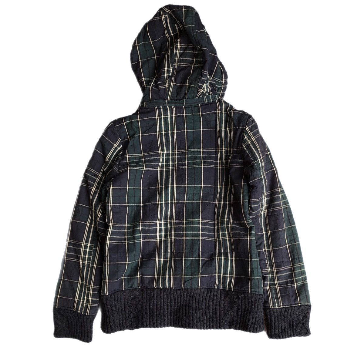 Japanese Brand 2000s Puffer Fur Jacket Final Decision Plaid Size US M / EU 48-50 / 2 - 2 Thumbnail
