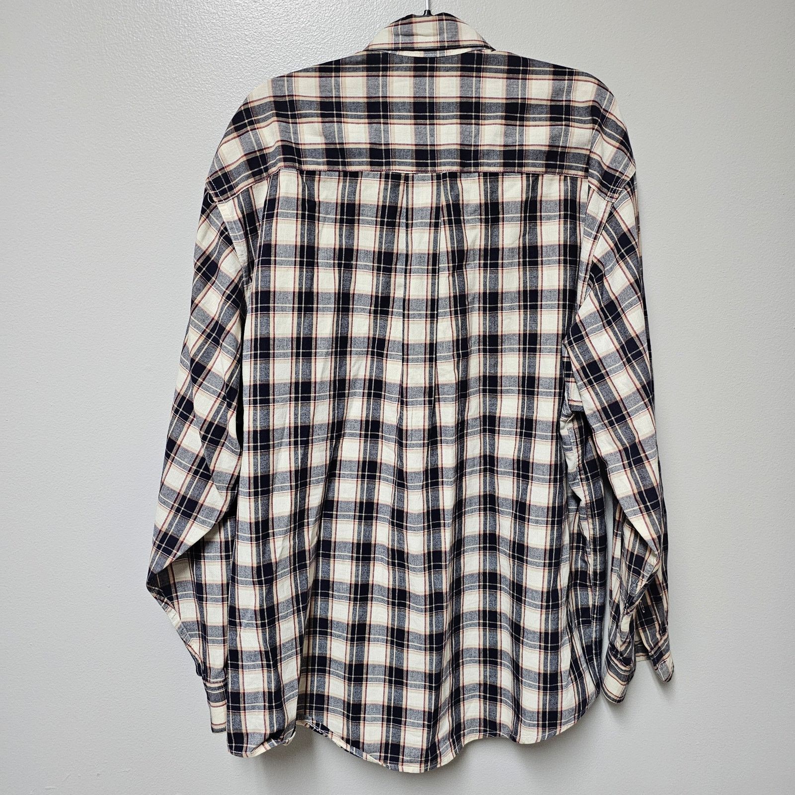 Eddie Bauer Men's Eddie Bauer 100% Cotton Plaid Long Sleeve Shirt Medium Size US M / EU 48-50 / 2 - 2 Thumbnail
