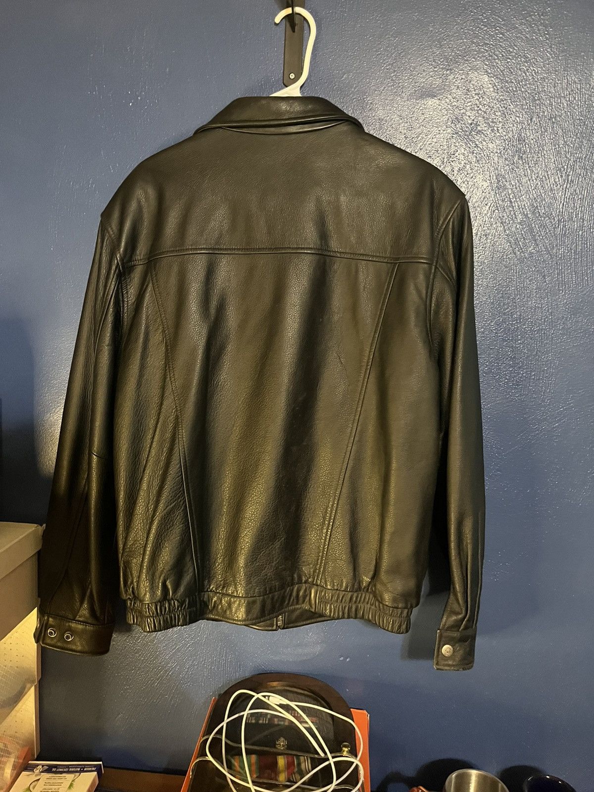 Roundtree & Yorke Roundtree and Yorke Leather Jacket Size US M / EU 48-50 / 2 - 2 Thumbnail