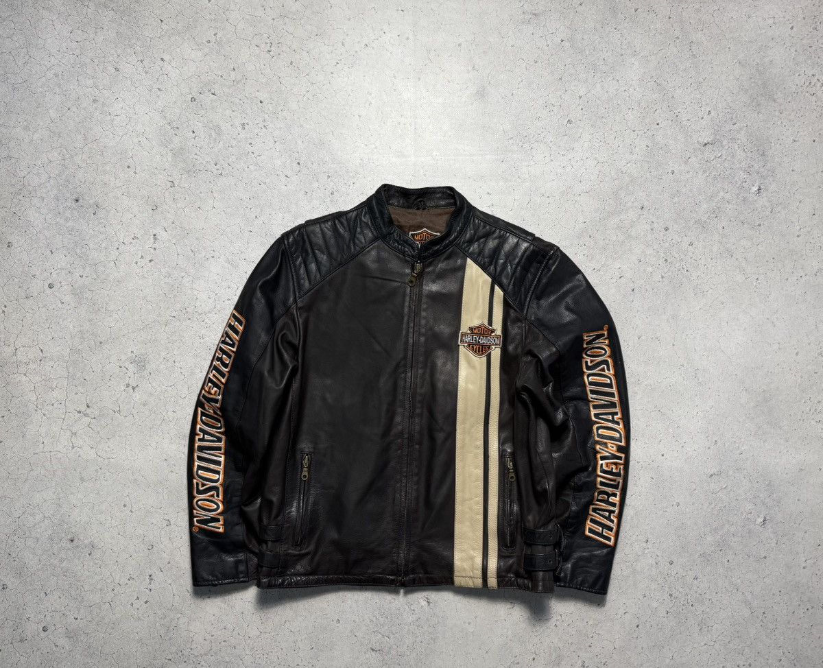 Harley Davidson Harley Davidson Leather Biker Vintage Motorcycles Size US XL / EU 56 / 4 - 1 Thumbnail