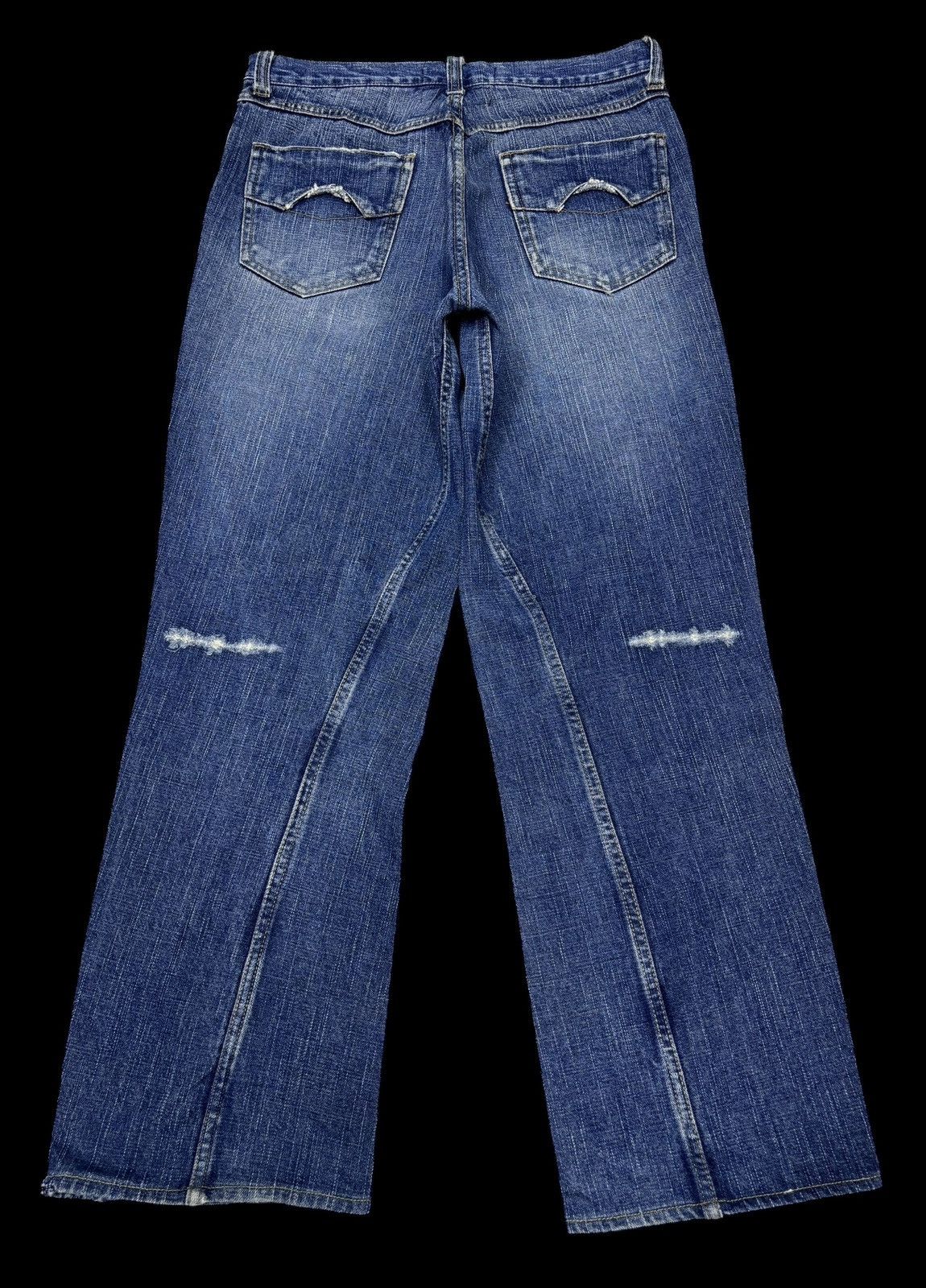 Acne Studios BAGGY Big Shark Jeans Acne Studios Style Distressed Denim Size US 31 - 2 Thumbnail