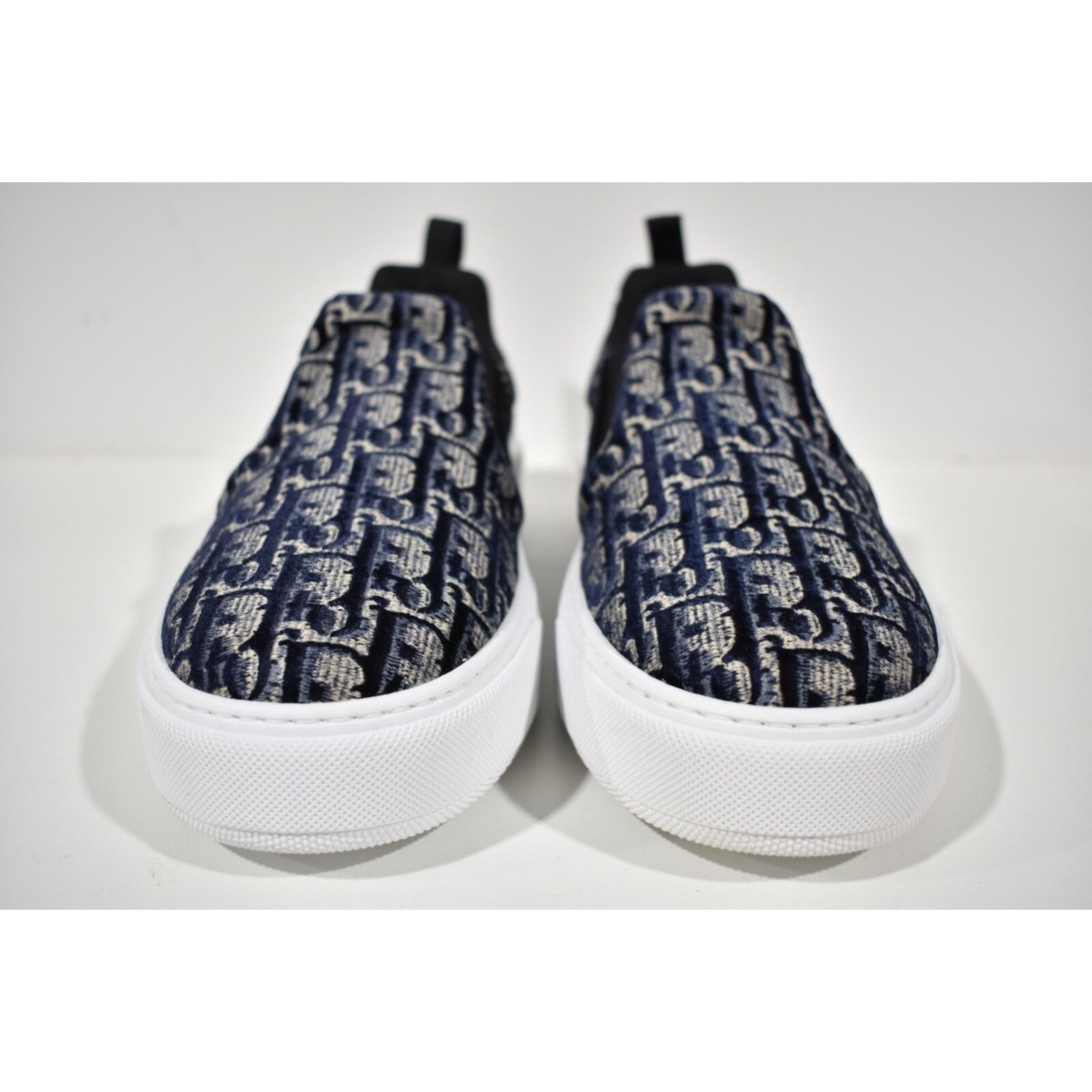 Dior Solar Oblique Logo White Flat Skate Slip On Low Sneaker 41.5 Size US 11.5 / IT 41.5 - 6 Thumbnail