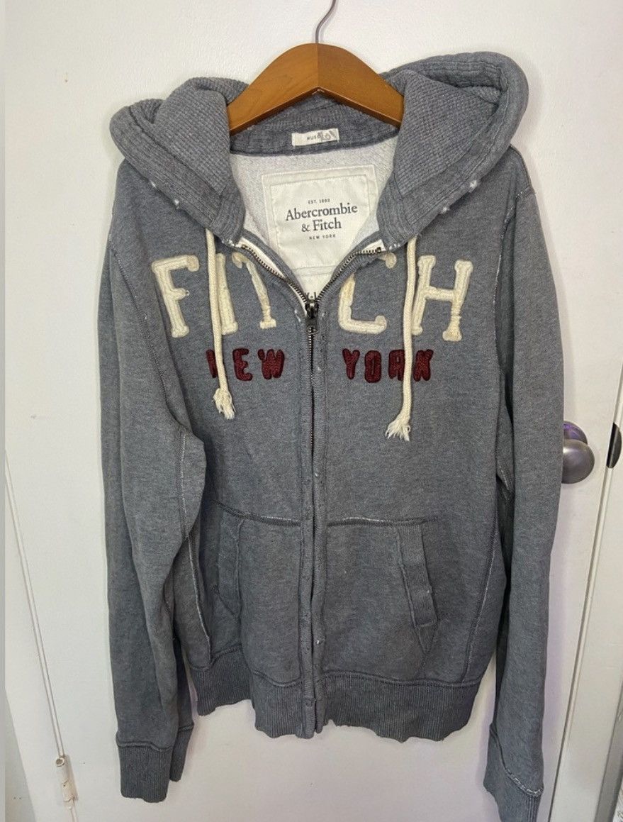 Vintage Y2K Distressed Abercrombie Hoodie