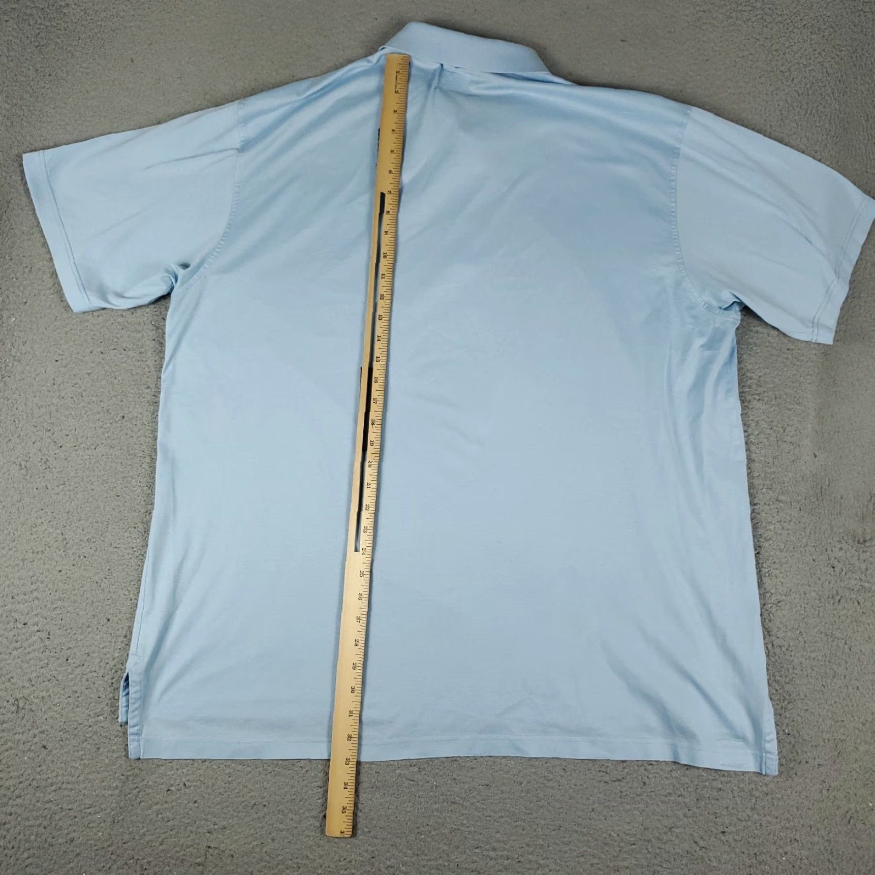 Peter Millar Peter Millar Polo Shirt Mens 2XL Light Blue Cotton Golf Casual Short Sleeve Polo Size US XXL / EU 58 / 5 - 5 Thumbnail