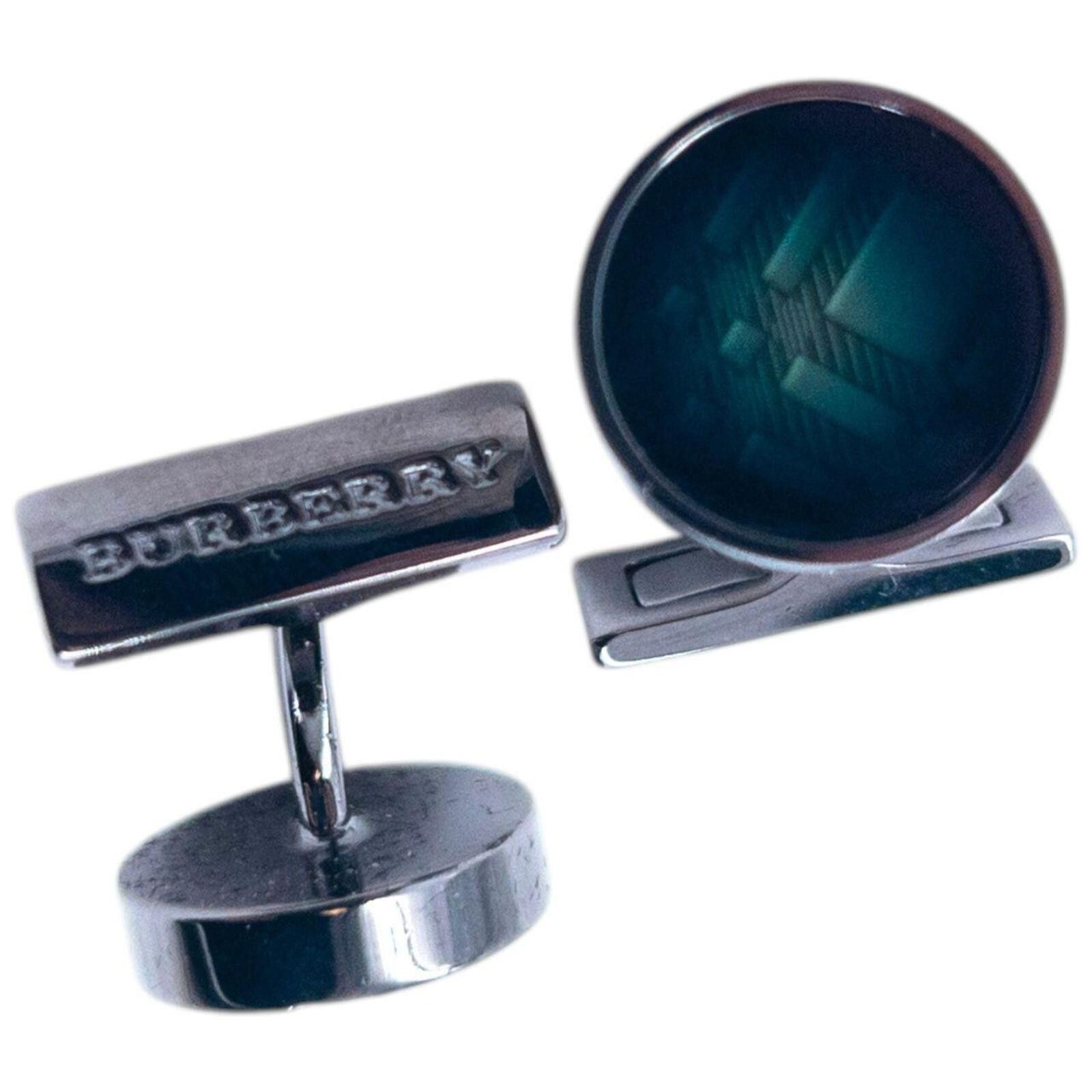 Burberry Vintage 2000s Burberry Nova Check Cuff Links Size ONE SIZE - 1 Thumbnail