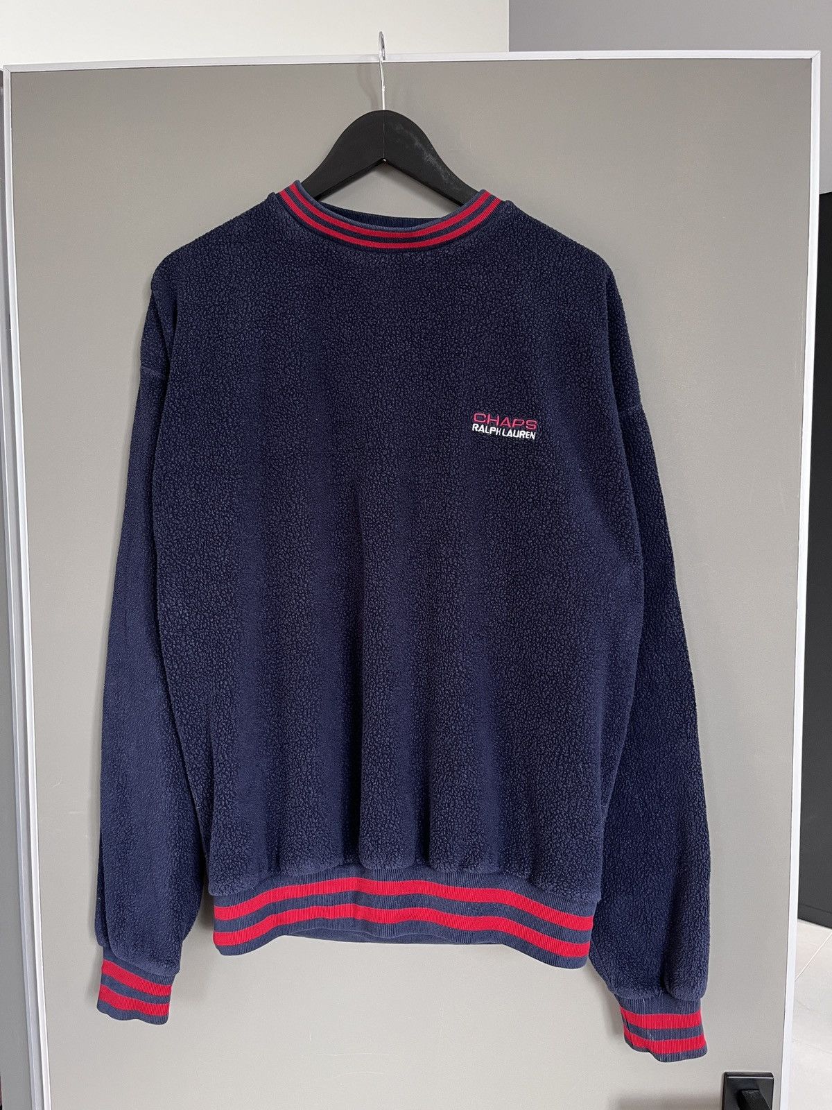 Chaps 90’s Chaps Ralph Lauren Fleece Fluffy Sweatshirt Size US L / EU 52-54 / 3 - 1 Thumbnail