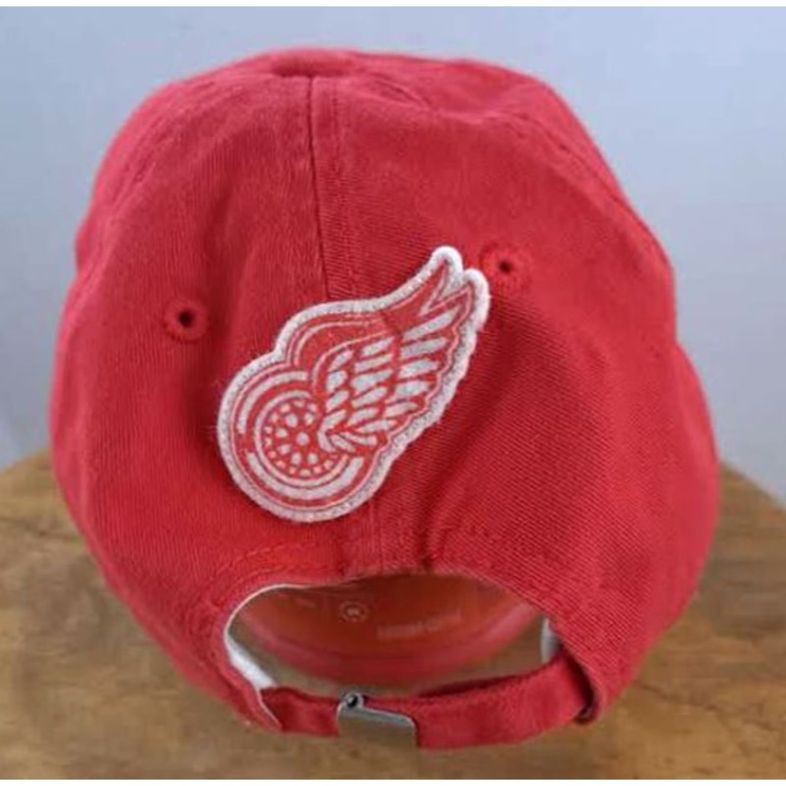 Vintage CCM Detroit Red Wings Adjustable Hat Baseball Cap Men Red 90s Retro Sports Cotton Embroidered Stitch Size ONE SIZE - 3 Thumbnail