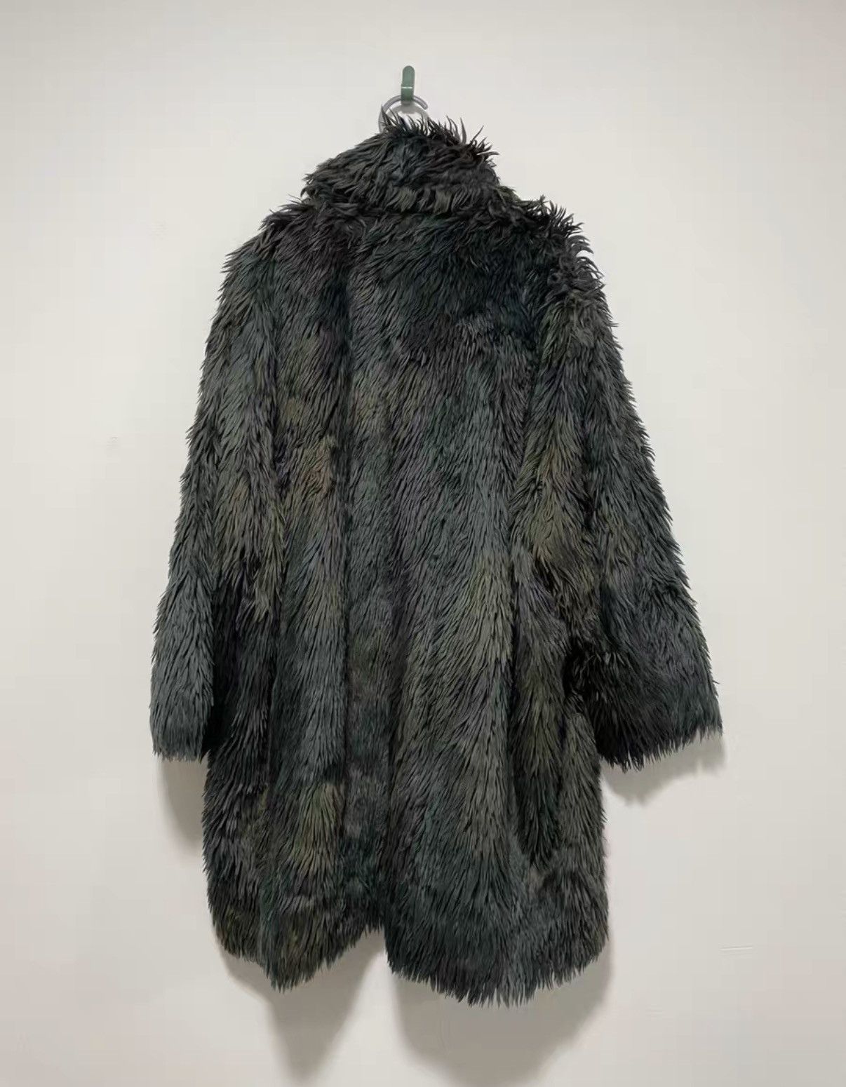 Maison Margiela MM6 Maison Margiela Green Faux Fur Jacket Size XS / US 0-2 / IT 36-38 - 3 Thumbnail