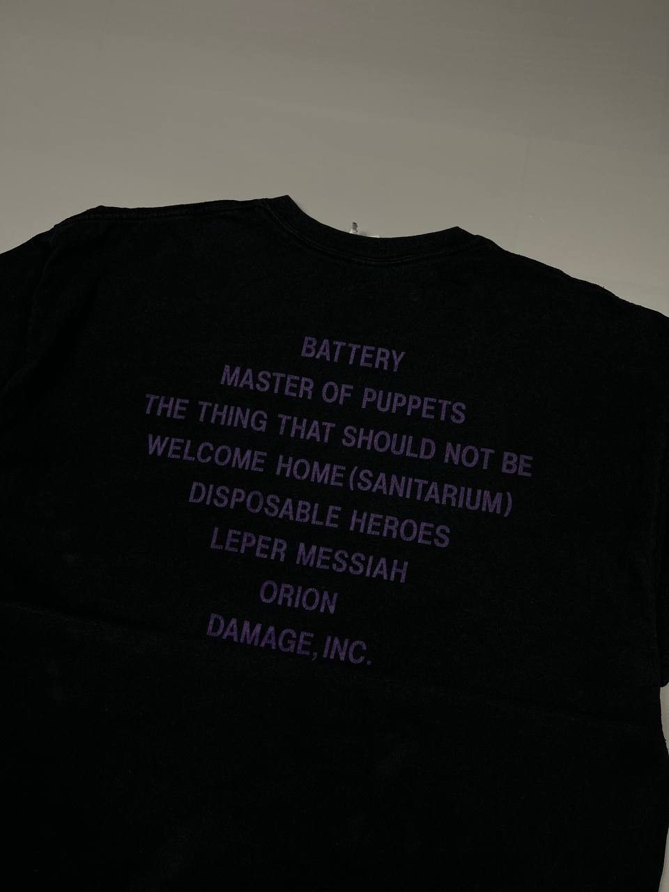 Band Tees Vintage Black Metalica Master Of Puppets 2007 T-Shirt Size US XL / EU 56 / 4 - 6 Thumbnail