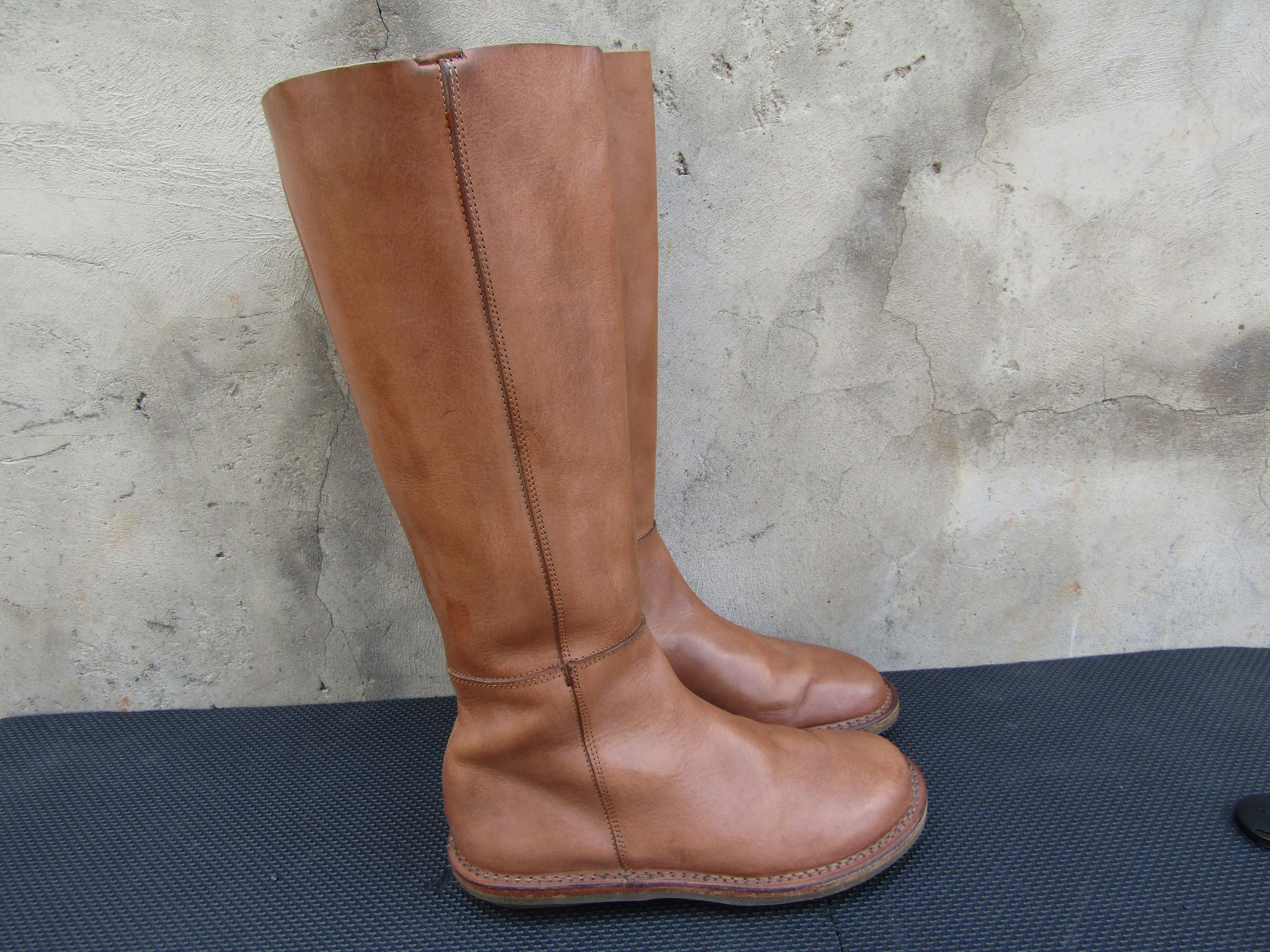 Trippen Trippen Slip on Zipper Leather Tall Boots Women's Size US 9 / IT 39 - 4 Thumbnail