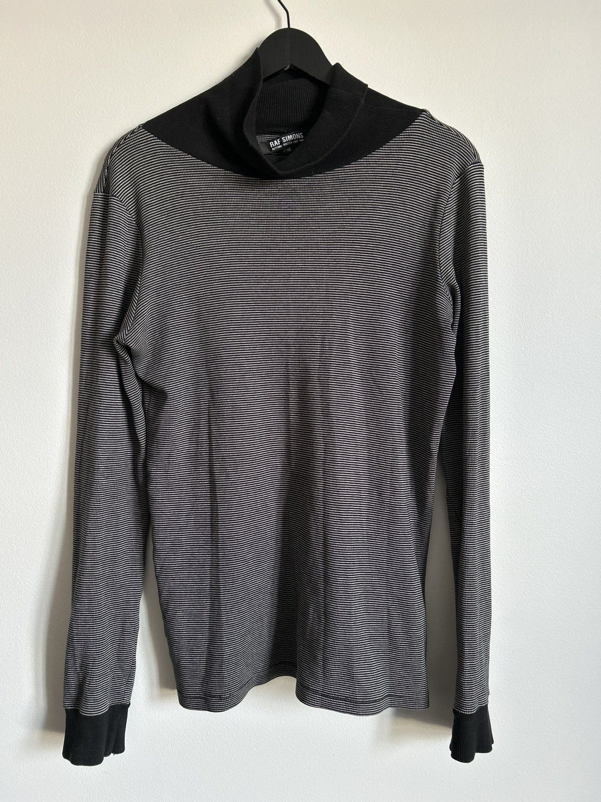 Raf Simons Raf Simons 2007-2008 Striped Turte Neck 48 Size US M / EU 48-50 / 2 - 1 Thumbnail