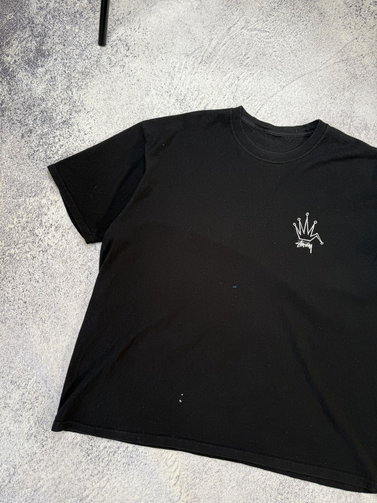 Stussy Vintage Stussy Crown T Shirt Y2K Size US XL / EU 56 / 4 - 3 Thumbnail