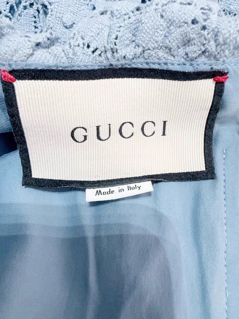Gucci Gucci Lace Dress with Floral Embroidery-2506 Size M / US 6-8 / IT 42-44 - 4 Thumbnail