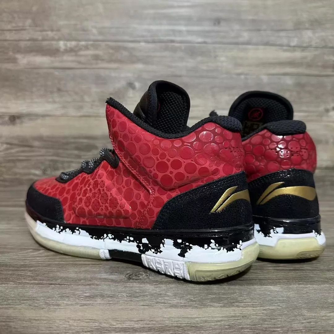 Li-Ning LI-NING Way of Wade 1 Red Devil Ray Black Red 43 Size US 10 / EU 43 - 3 Thumbnail