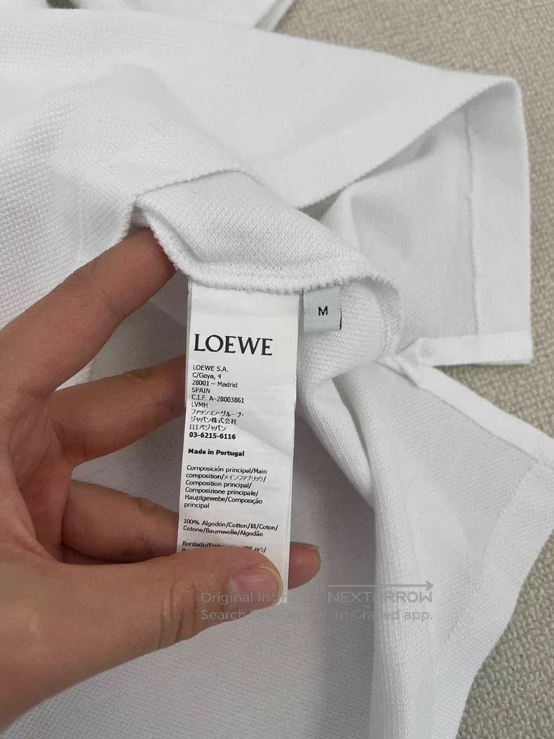 Loewe Loewe Solid Color Polo Neck Short Sleeve Polo Shirt Size US M / EU 48-50 / 2 - 3 Thumbnail