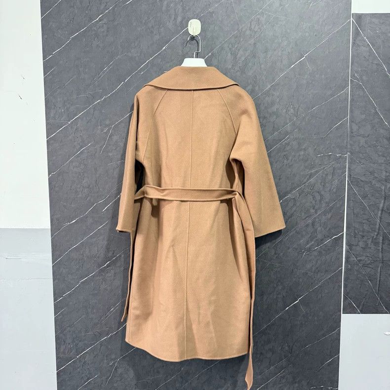 Max Mara Max Mara Dark Camel Bathrobe Wool Coat Size L / US 10 / IT 46 - 2 Thumbnail