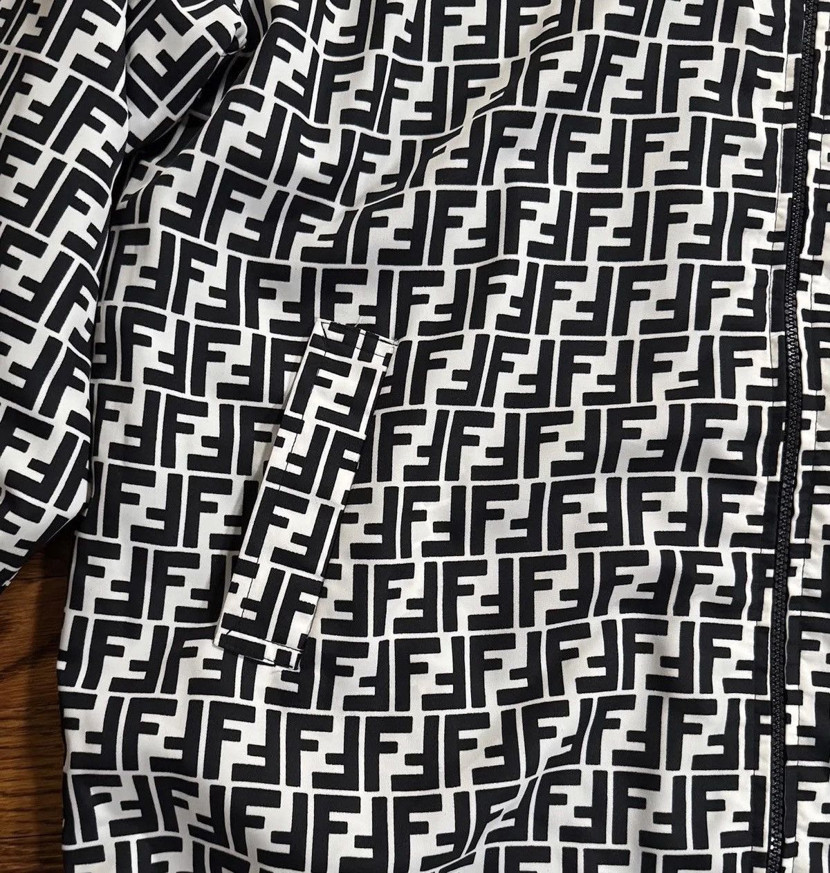 Fendi Vintage Fendi Reversible Monogram Jacket Size US XL / EU 56 / 4 - 4 Thumbnail