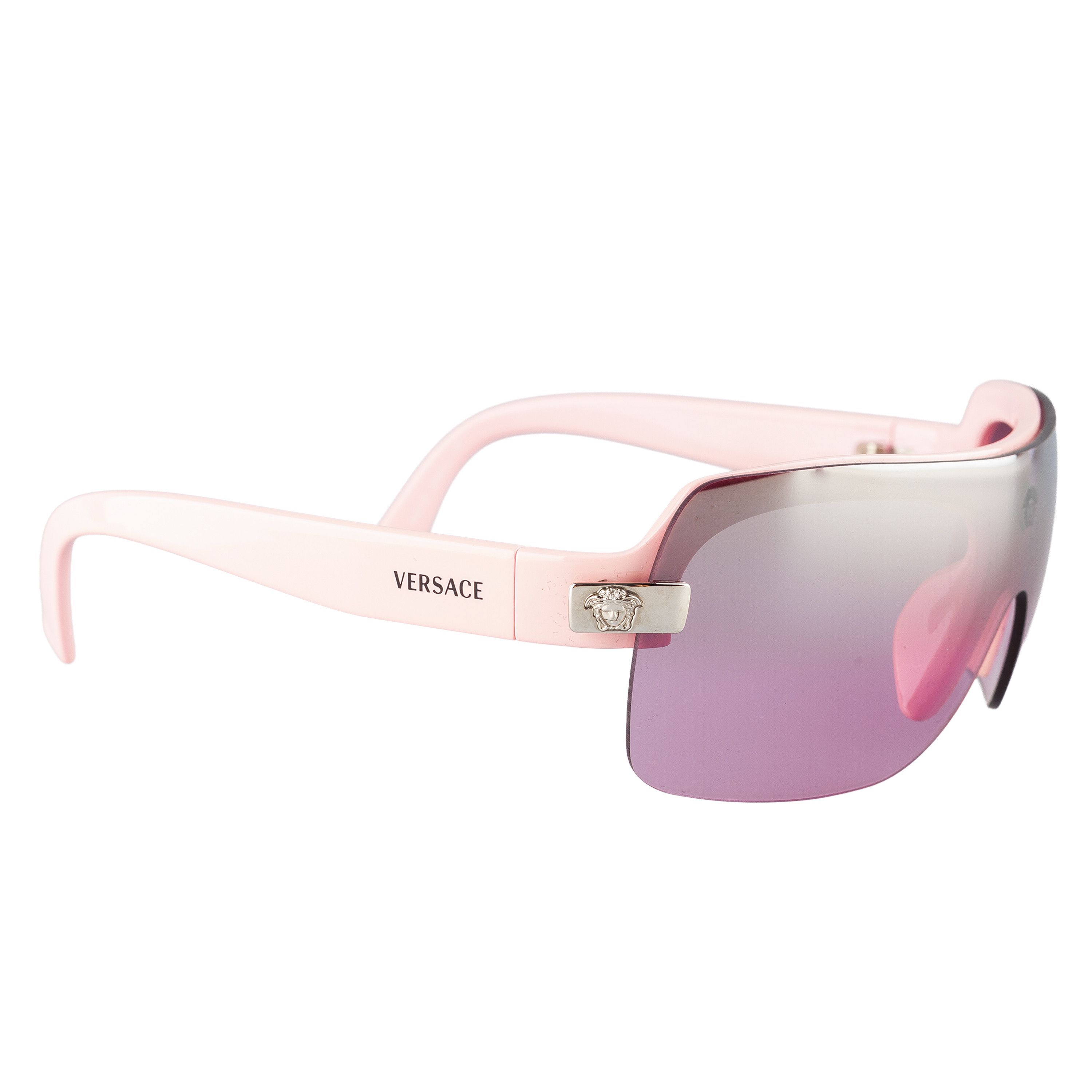 Versace Versace 4018-V 333/7A Pink Shield Sunglasses Size ONE SIZE - 4 Thumbnail