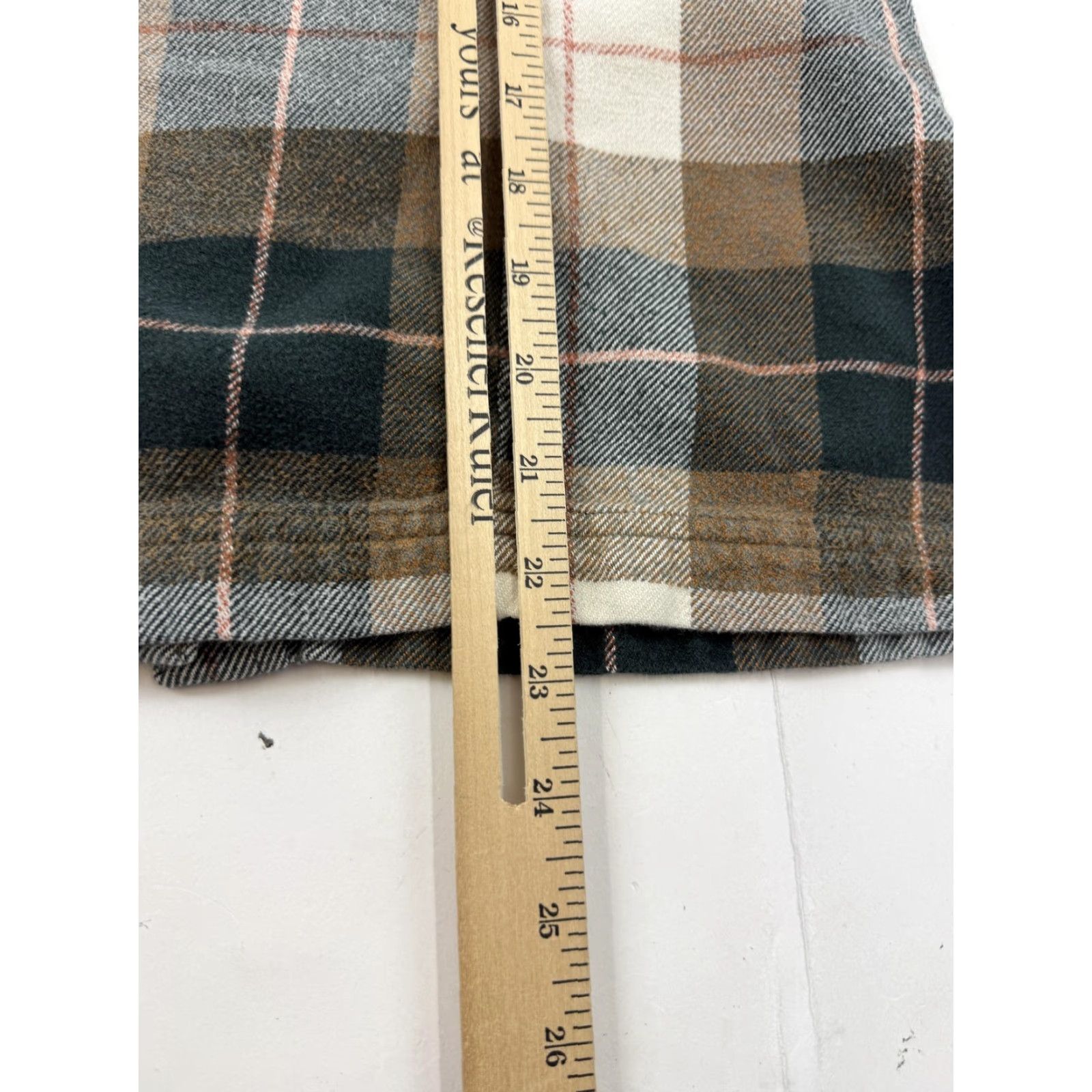 Patagonia Patagonia Shirt Womens 2 Brown Plaid Flannel Button Front Long Sleeve Top Size XS / US 0-2 / IT 36-38 - 7 Thumbnail
