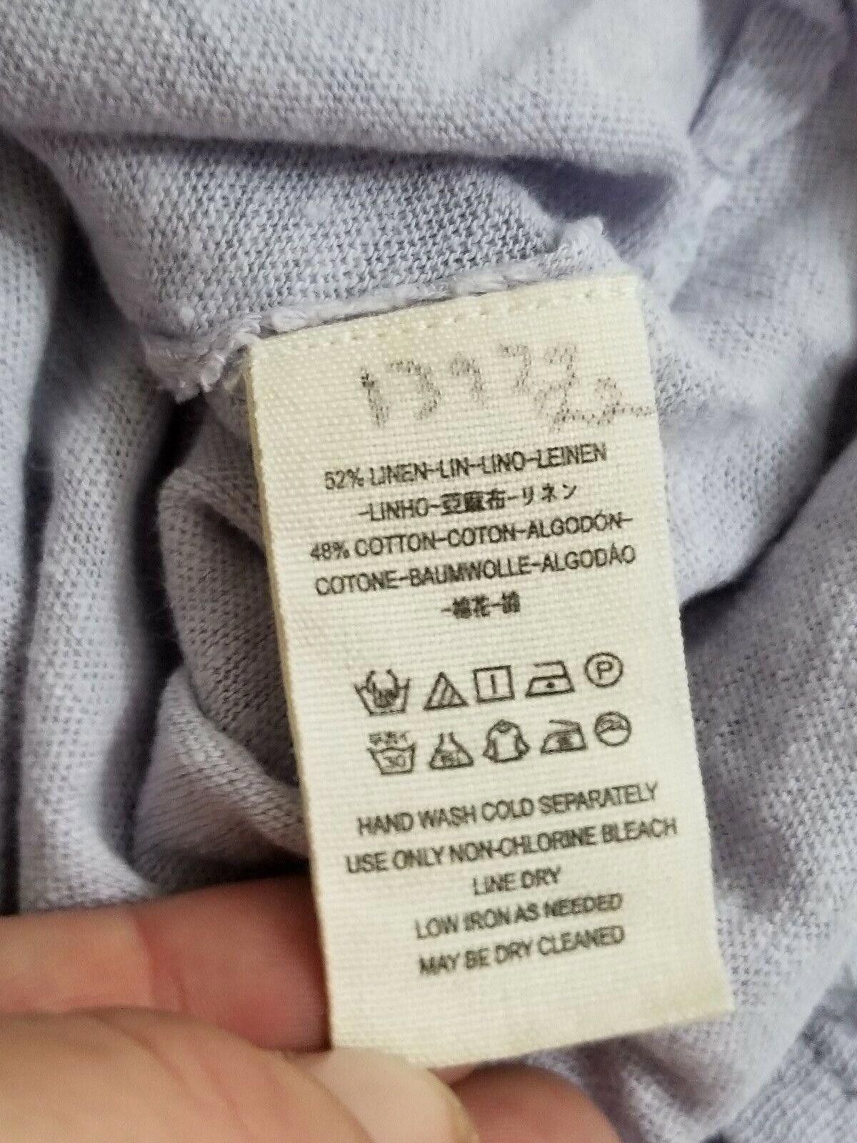 Designer We The Free Top Size Small Lavender Purple Button Down Linen Size S / US 4 / IT 40 - 5 Thumbnail