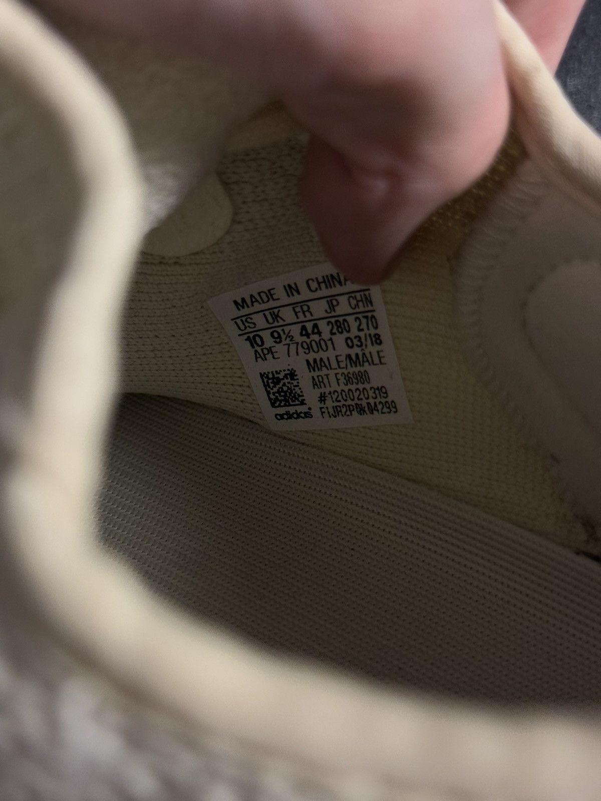 Adidas × Yeezy Yeezy 350 Butter Size 10 F36989 NO BOX Size US 10 / EU 43 - 14 Thumbnail