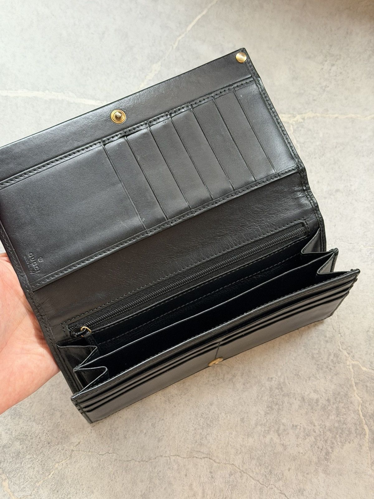 Gucci GUCCI Tom Ford FW2003 Studded Monogram Flap Wallet Vintage Size ONE SIZE - 13 Thumbnail